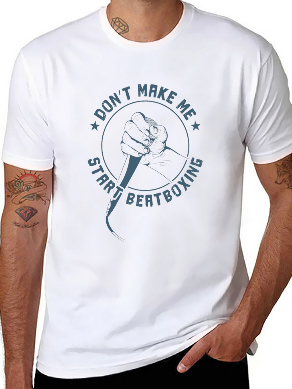 Dont Make Me Start Beatboxing Graphic Tee