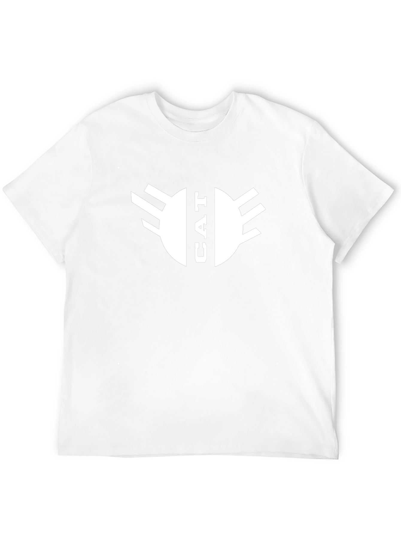 CAT Graphic T-Shirt - Black Crew Neck Tee