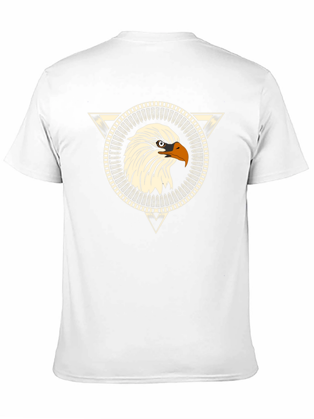 Eagle Graphic Print Black T-Shirt