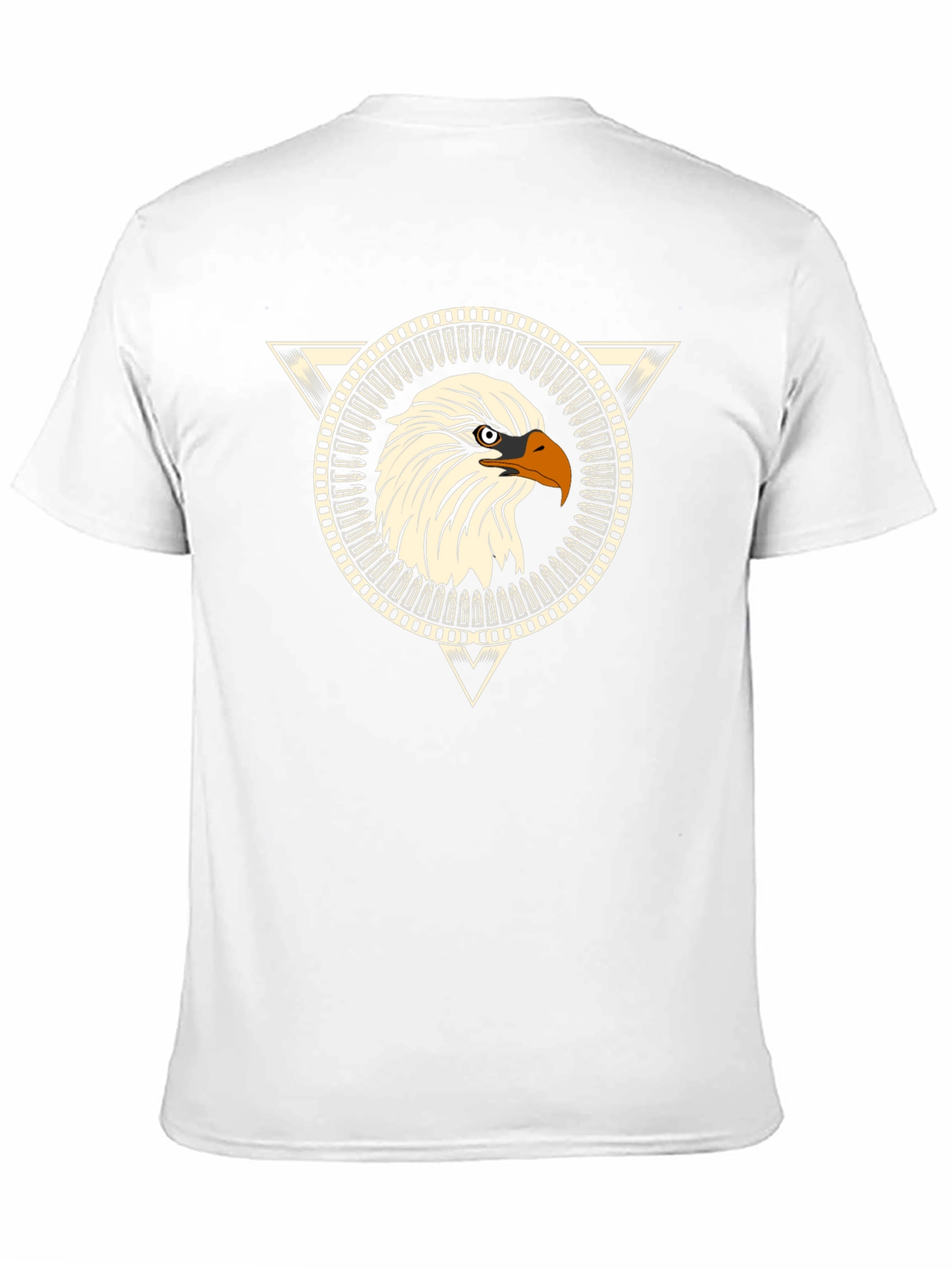 Eagle Graphic Print Black T-Shirt