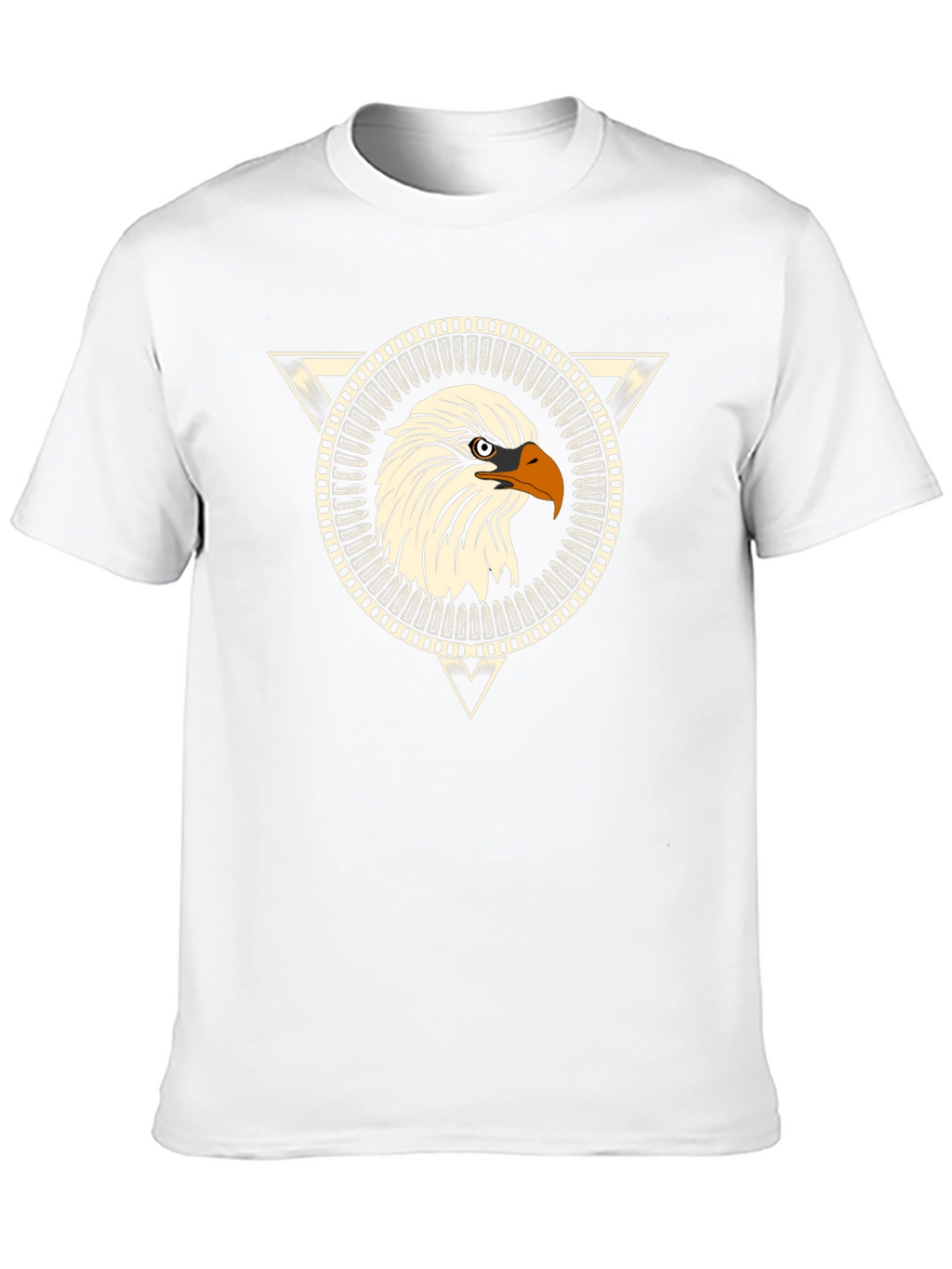 Eagle Graphic Print Black T-Shirt