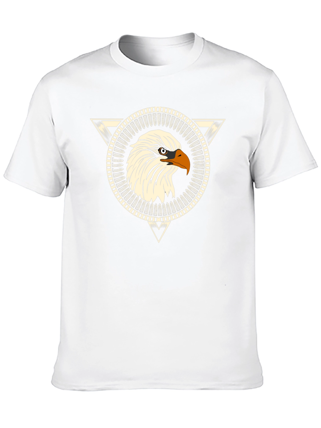 Eagle Graphic Print Black T-Shirt