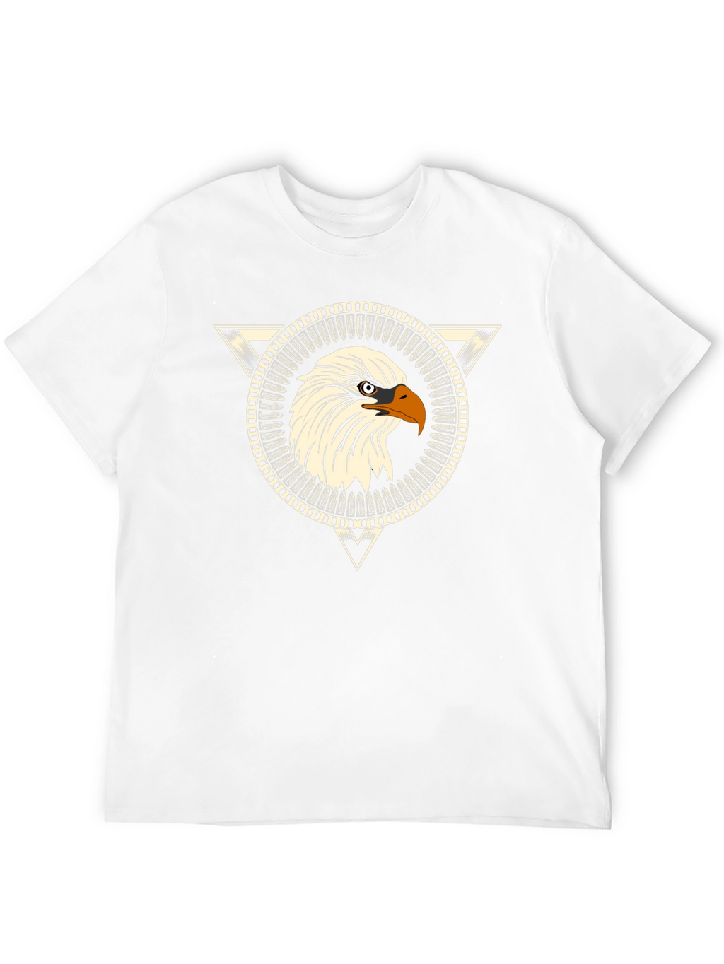 Eagle Graphic Print Black T-Shirt
