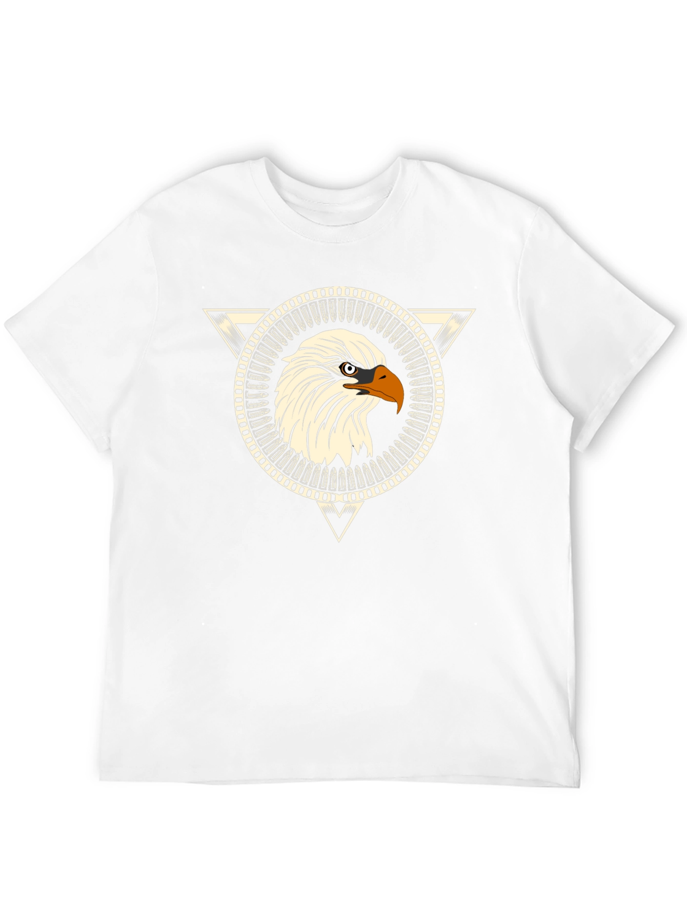 Eagle Graphic Print Black T-Shirt