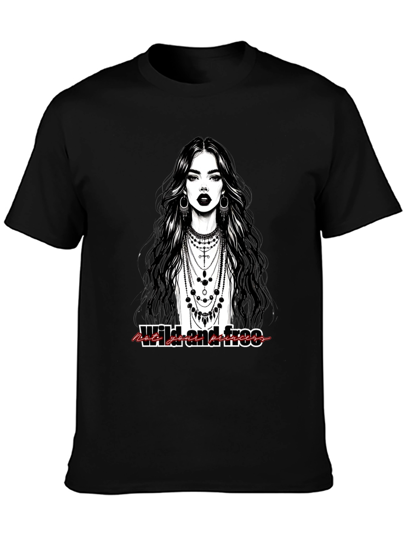 Wild & Free Graphic Tee - Modern Bohemian Style