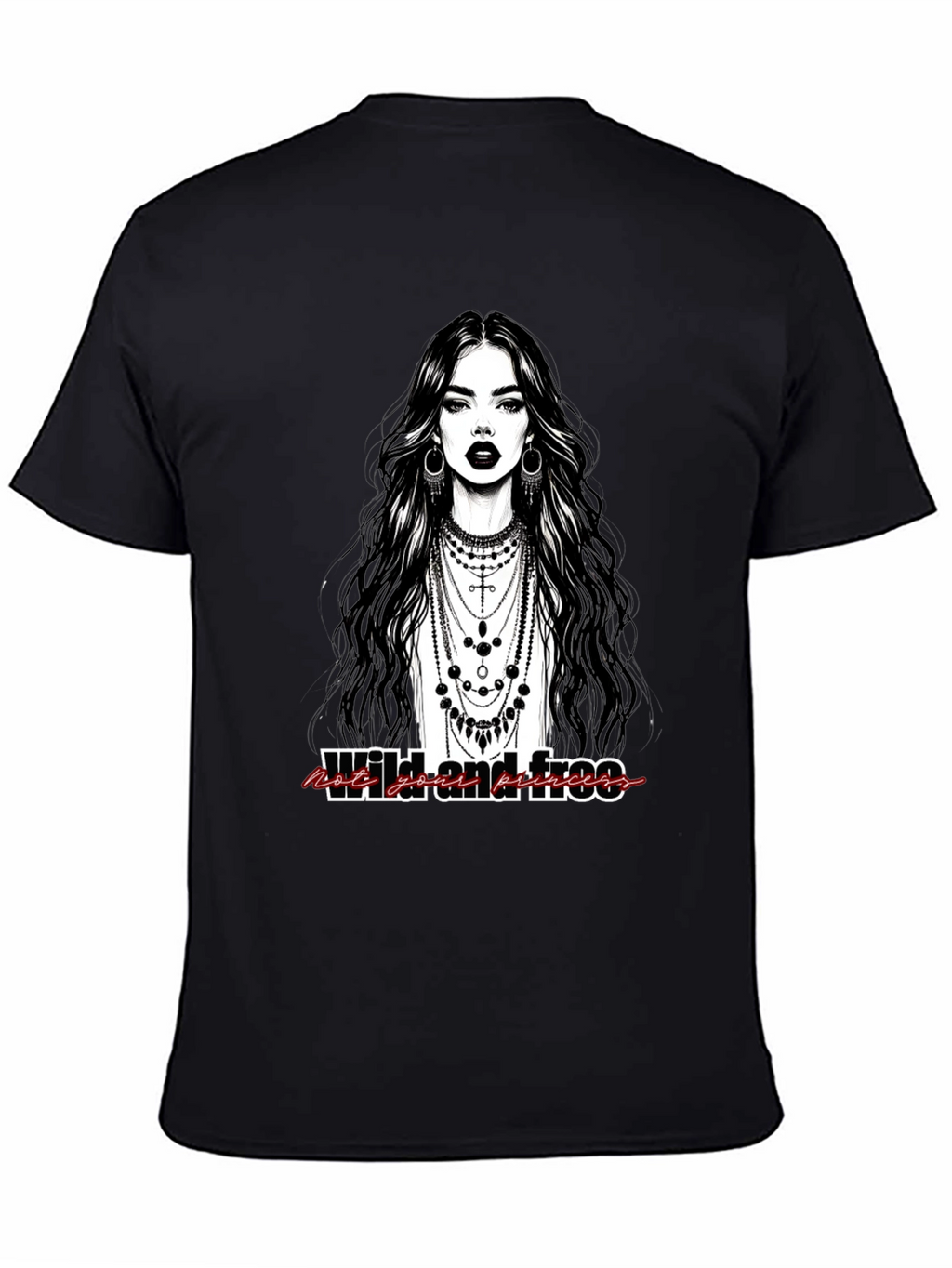Wild & Free Graphic Tee - Modern Bohemian Style