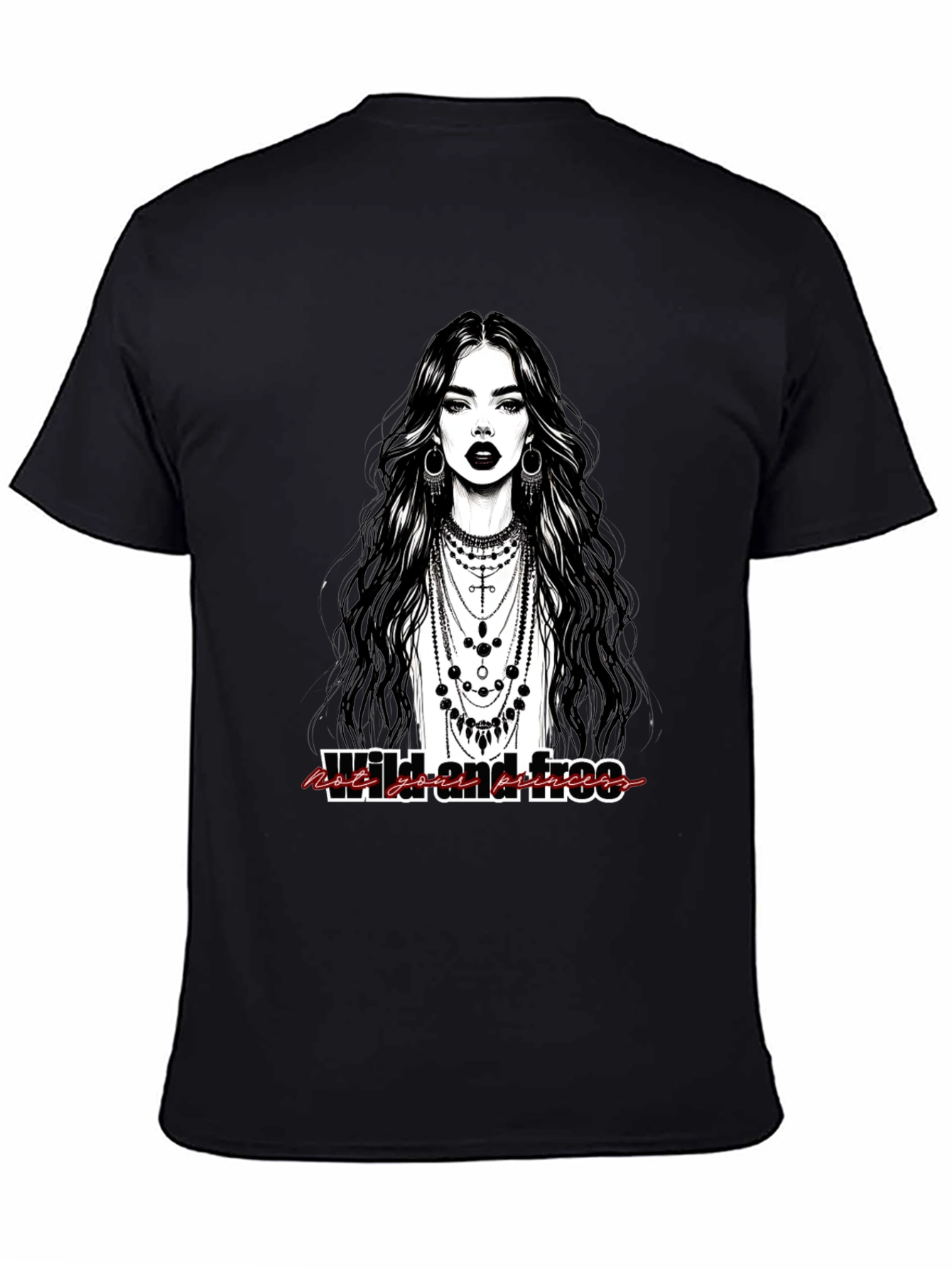 Wild & Free Graphic Tee - Modern Bohemian Style