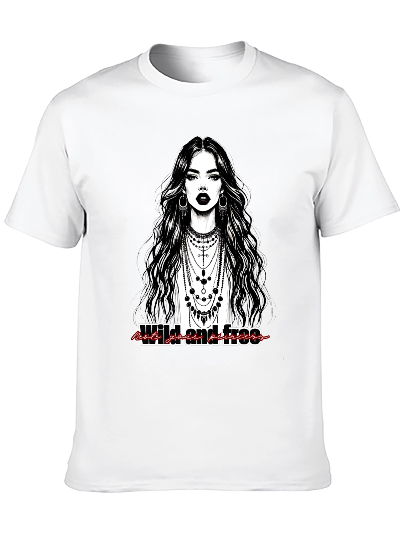 Wild & Free Graphic Tee - Modern Bohemian Style