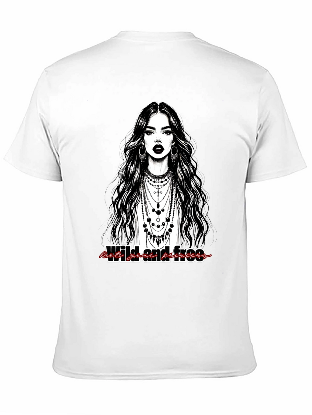 Wild & Free Graphic Tee - Modern Bohemian Style