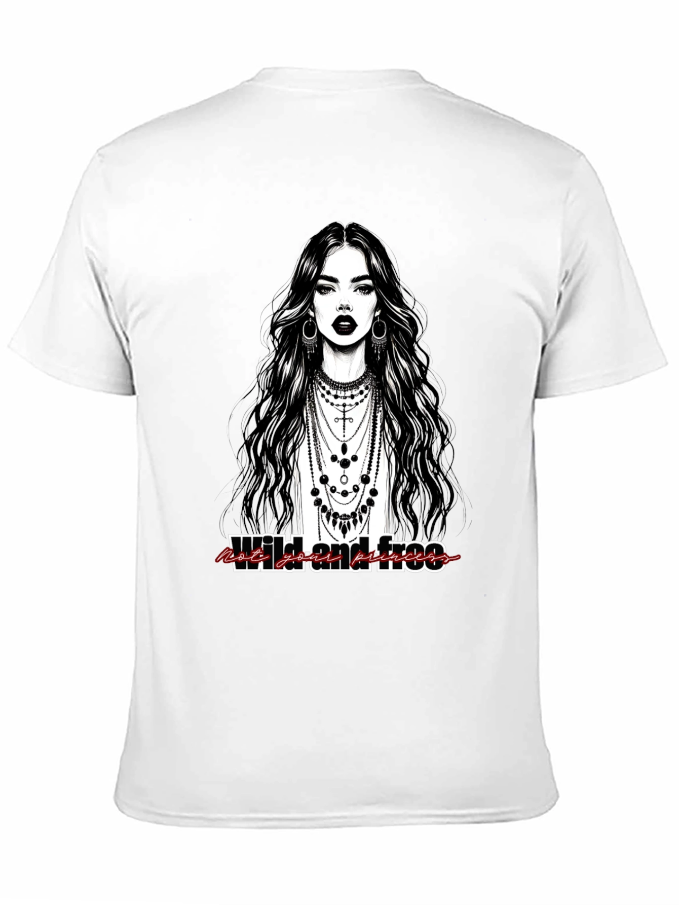 Wild & Free Graphic Tee - Modern Bohemian Style