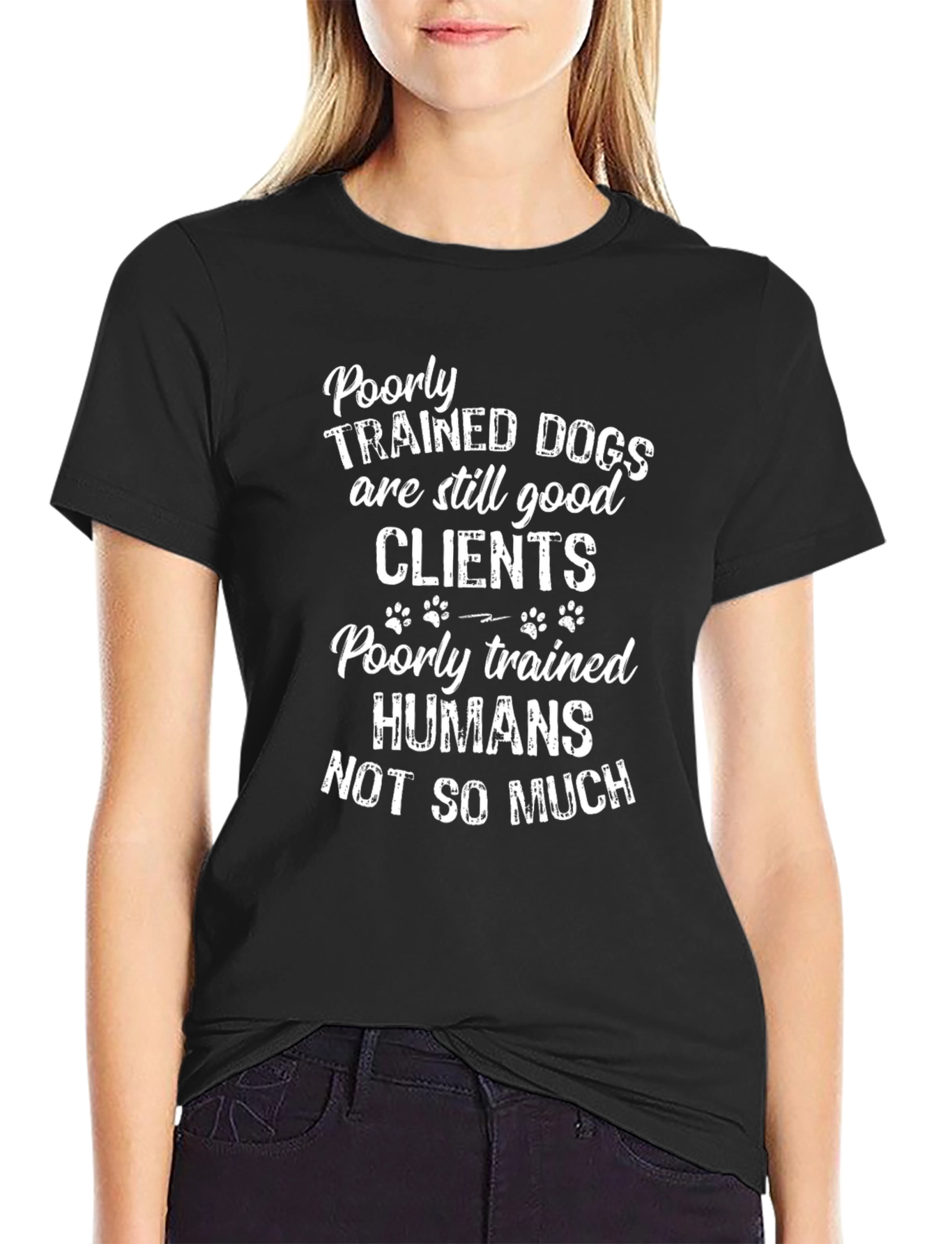 Funny Dog Lover T-Shirt - Poorly Trained Dogs