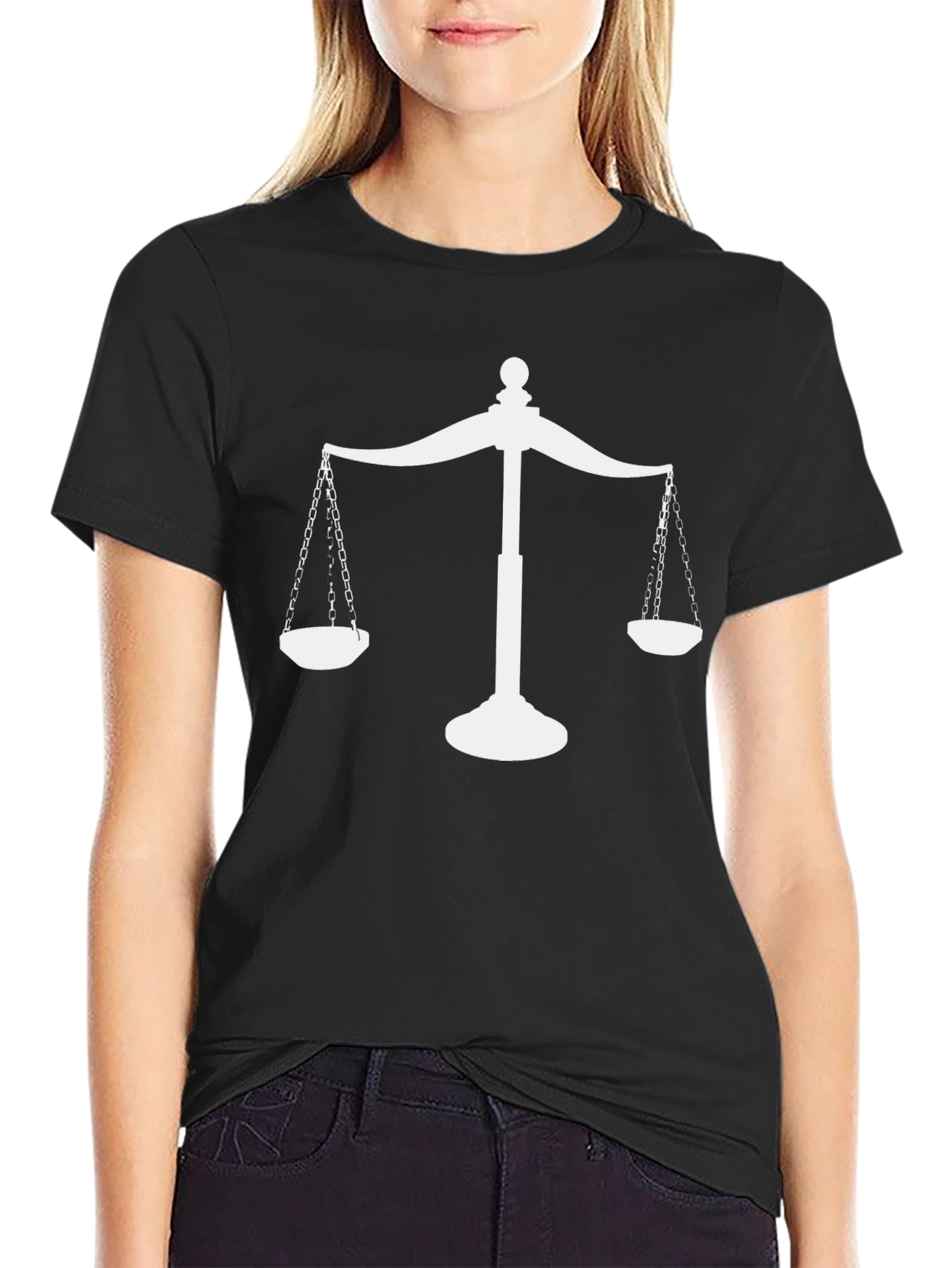 Scales of Justice Graphic T-Shirt - Law & Order Tee