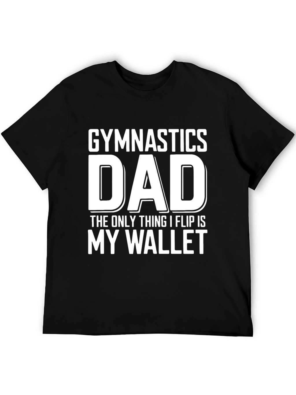 Gymnastics Dad Wallet Flip Funny T-Shirt