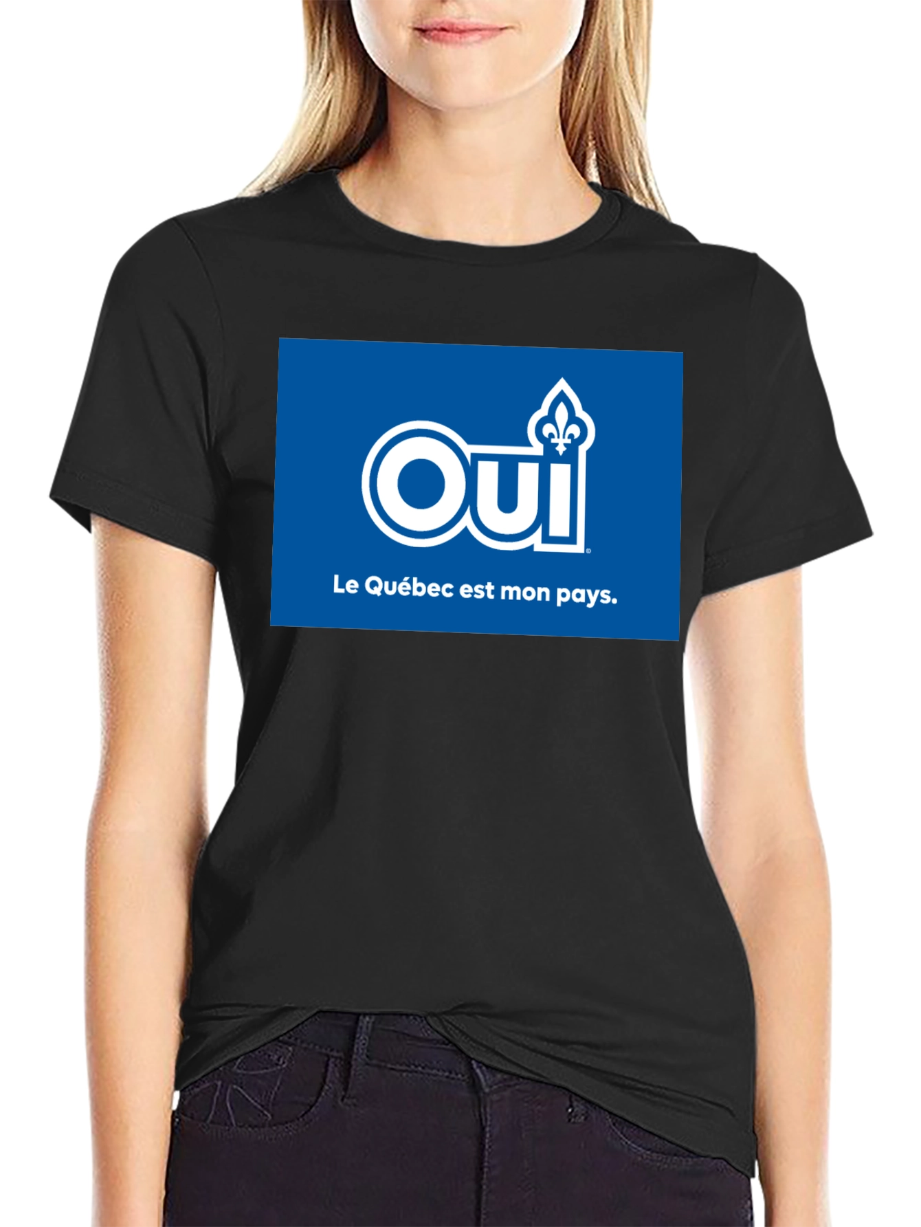 Quebec Oui Le Québec est mon pays T-Shirt