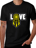 Love Dreamcatcher Graphic T-Shirt - Unisex Black Tee