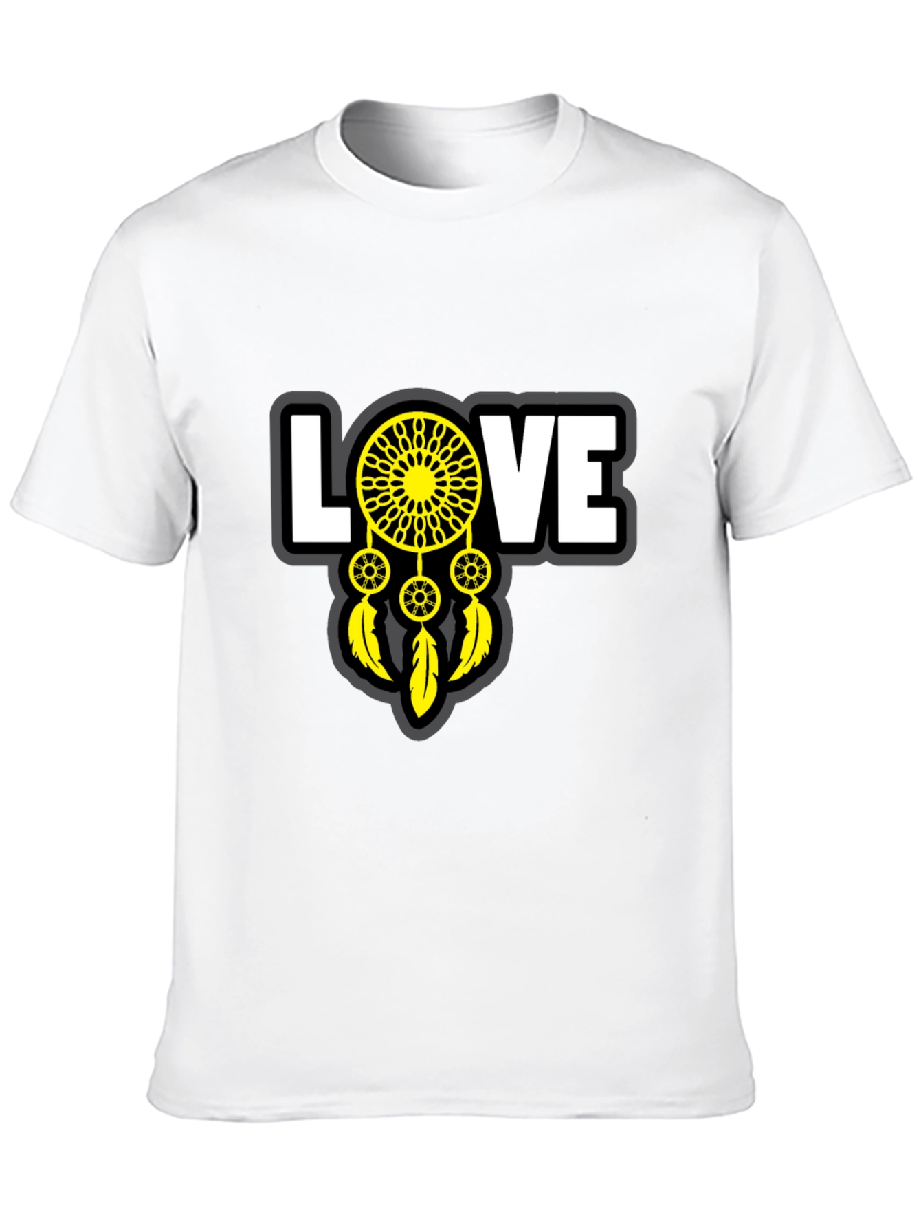 Love Dreamcatcher Graphic T-Shirt - Unisex Black Tee