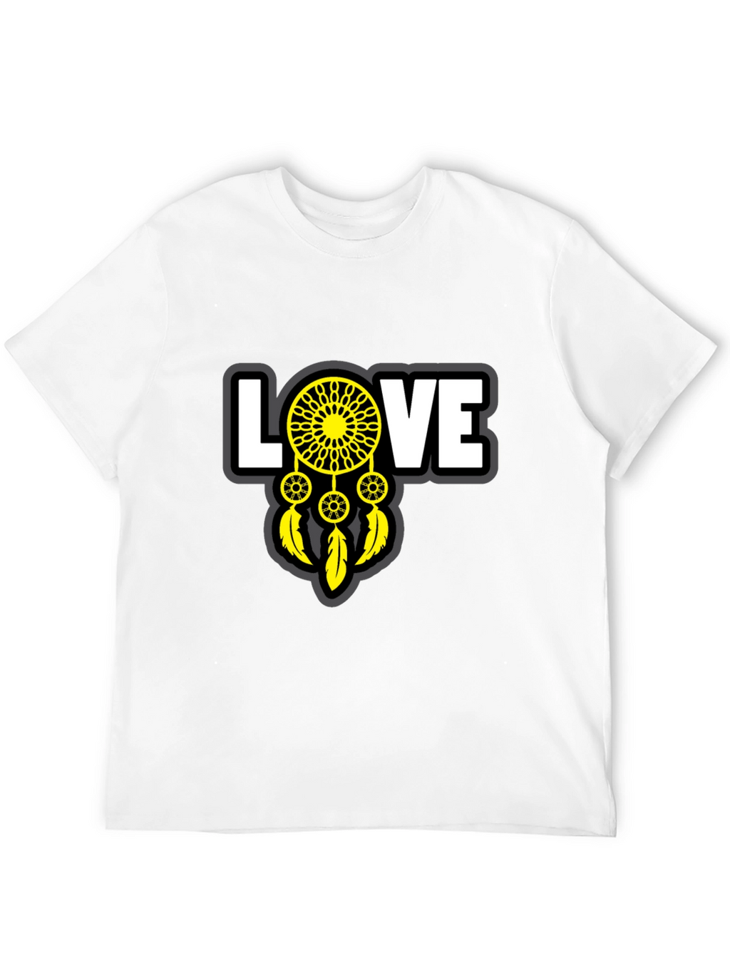 Love Dreamcatcher Graphic T-Shirt - Unisex Black Tee