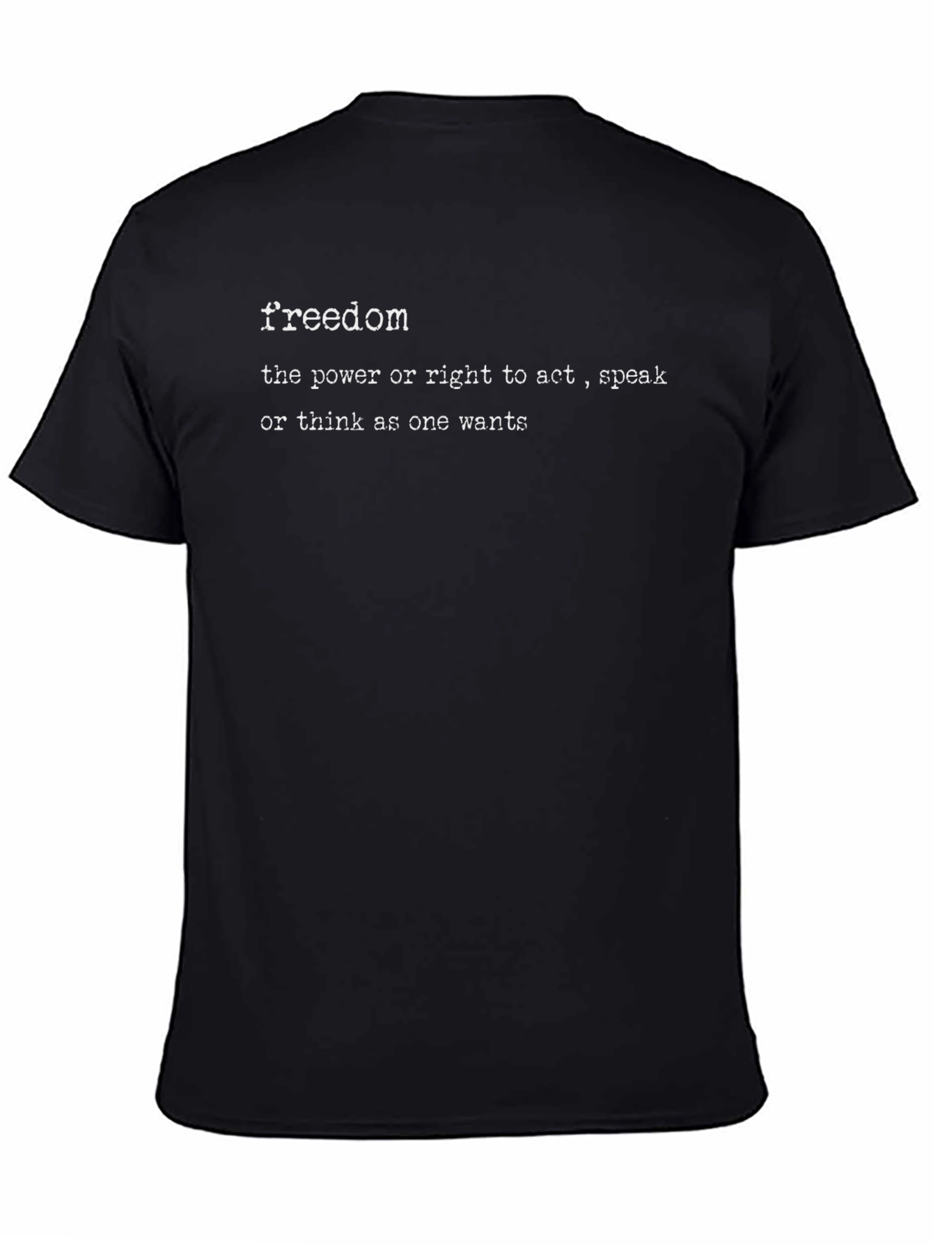 Freedom Definition T-Shirt - Mens Graphic Tee