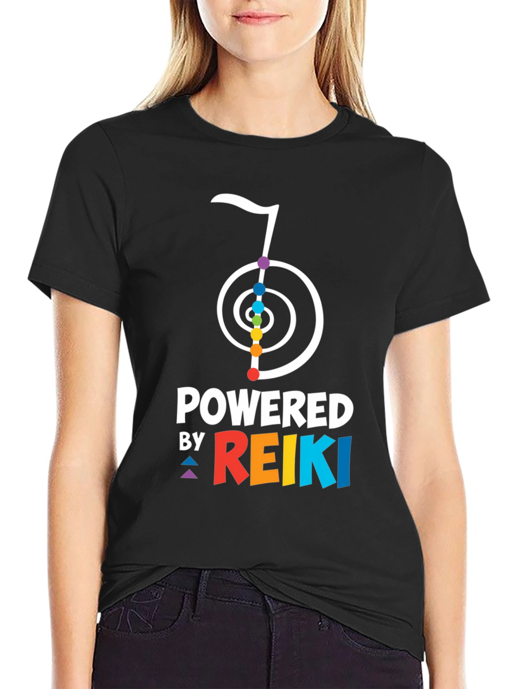 Powered by Reiki Graphic T-Shirt