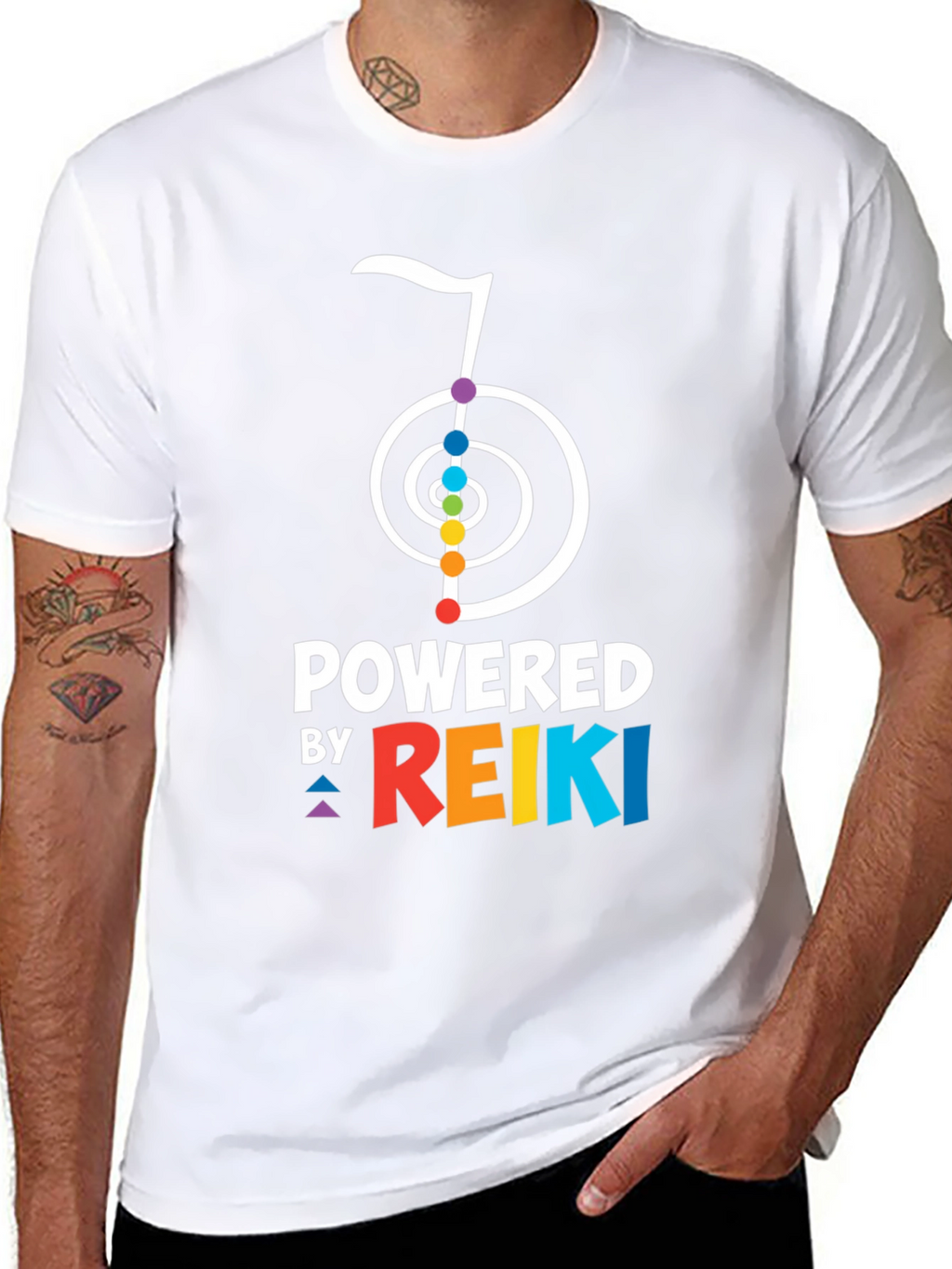 Powered by Reiki Graphic T-Shirt