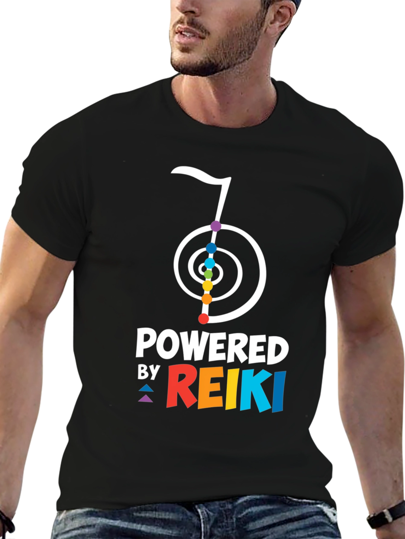 Powered by Reiki Graphic T-Shirt