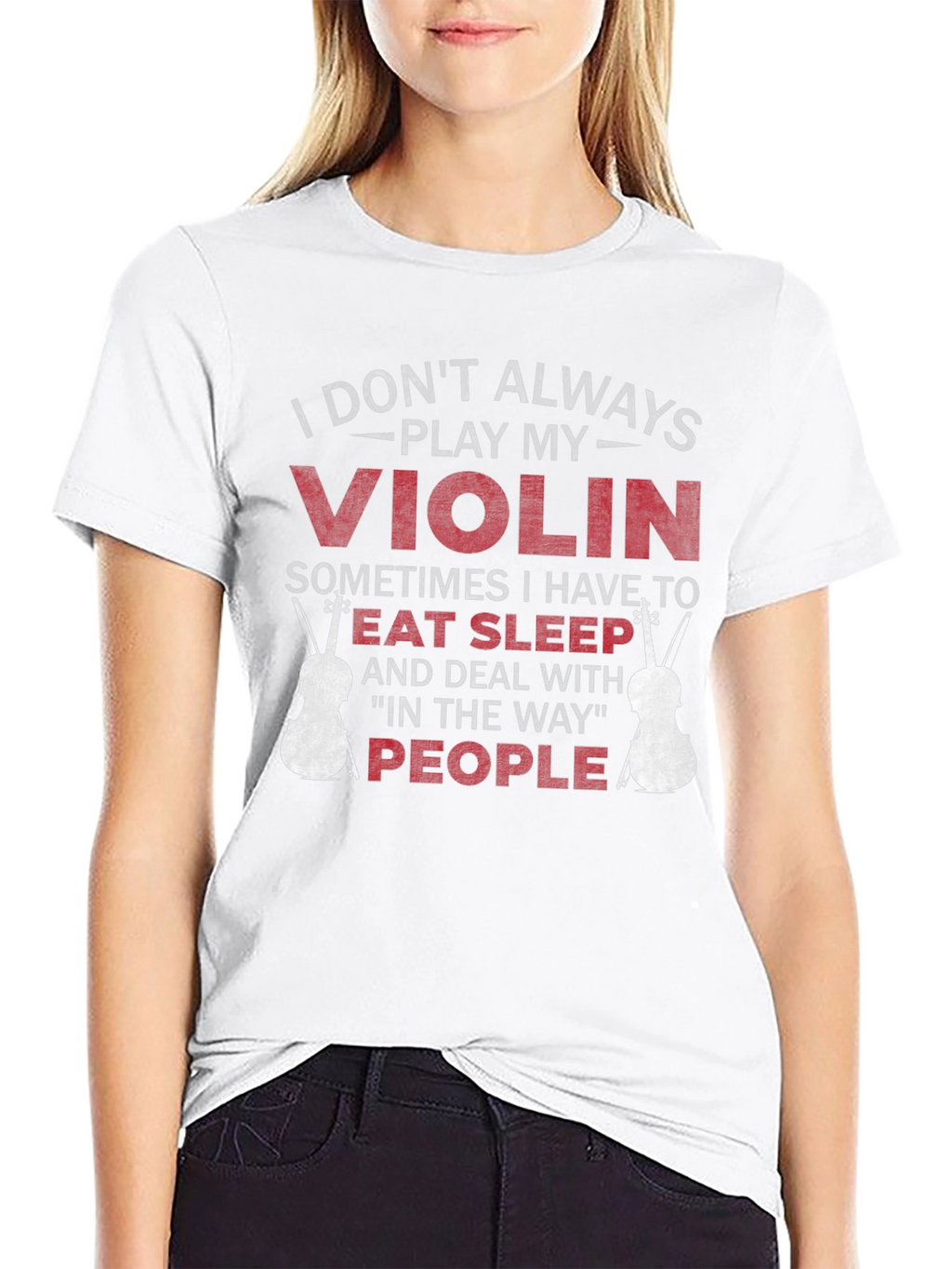 Violin Player T-Shirt - Eat Sleep People Funny Tee