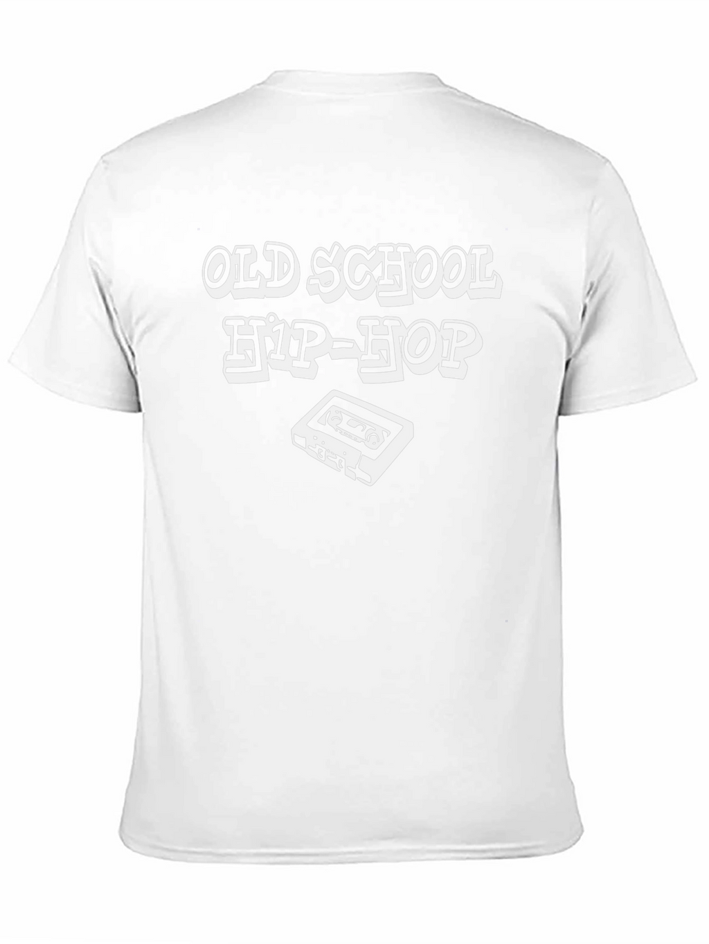 Old School Hip-Hop Cassette Tape Graphic T-Shirt