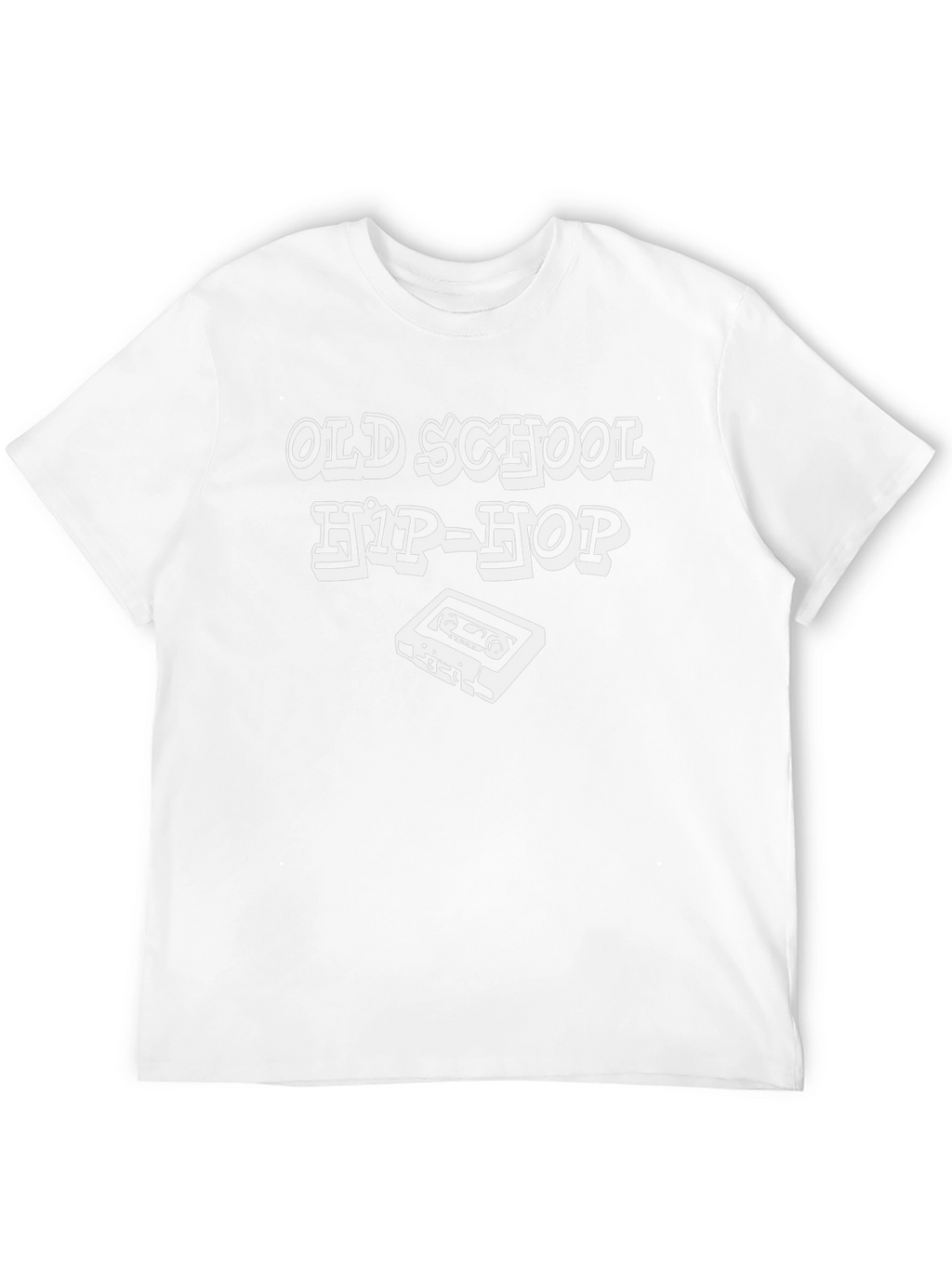 Old School Hip-Hop Cassette Tape Graphic T-Shirt