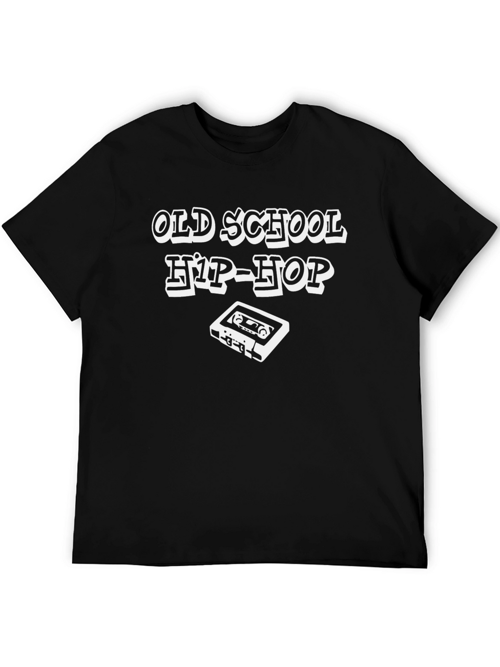 Old School Hip-Hop Cassette Tape Graphic T-Shirt