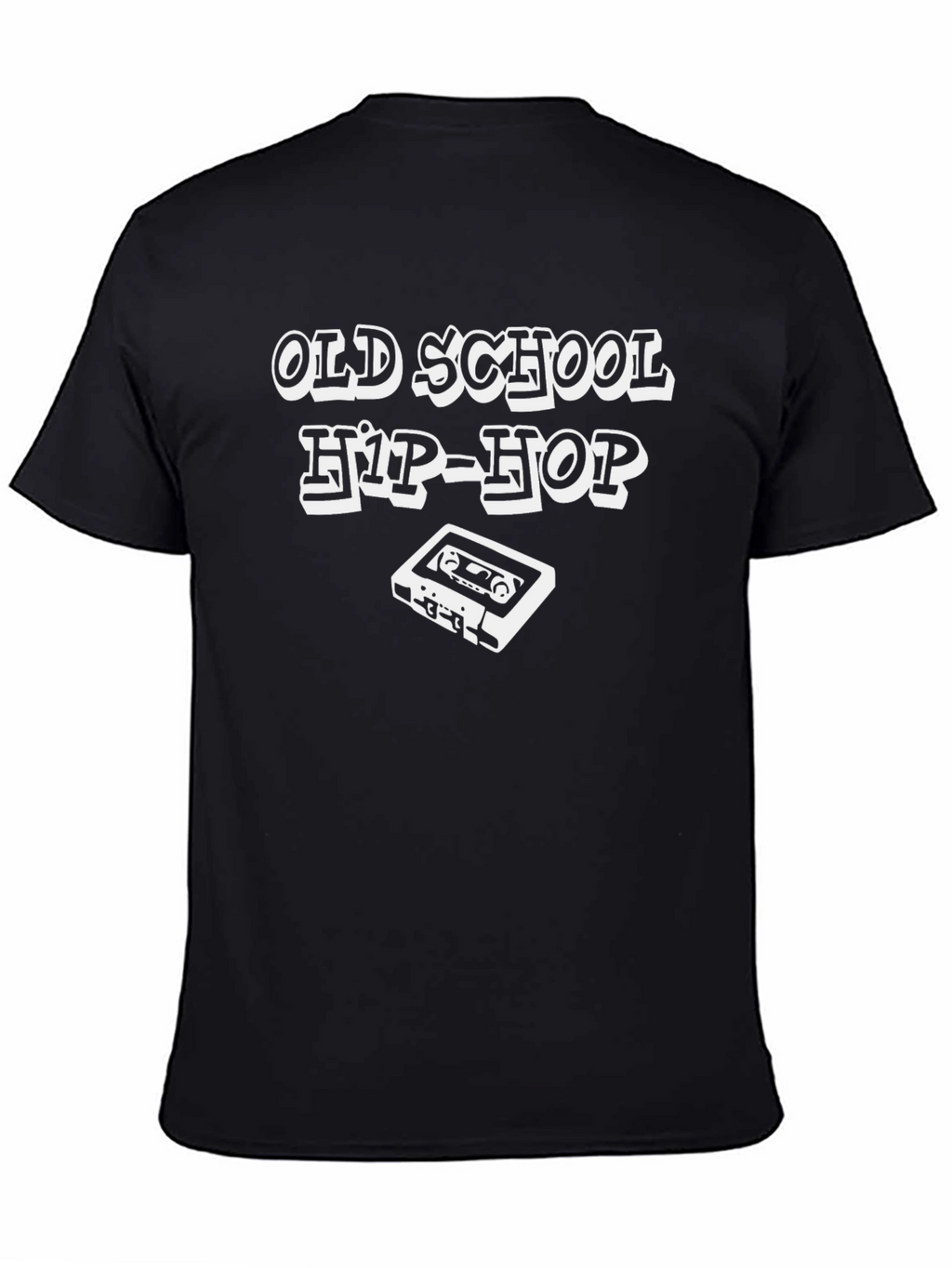 Old School Hip-Hop Cassette Tape Graphic T-Shirt