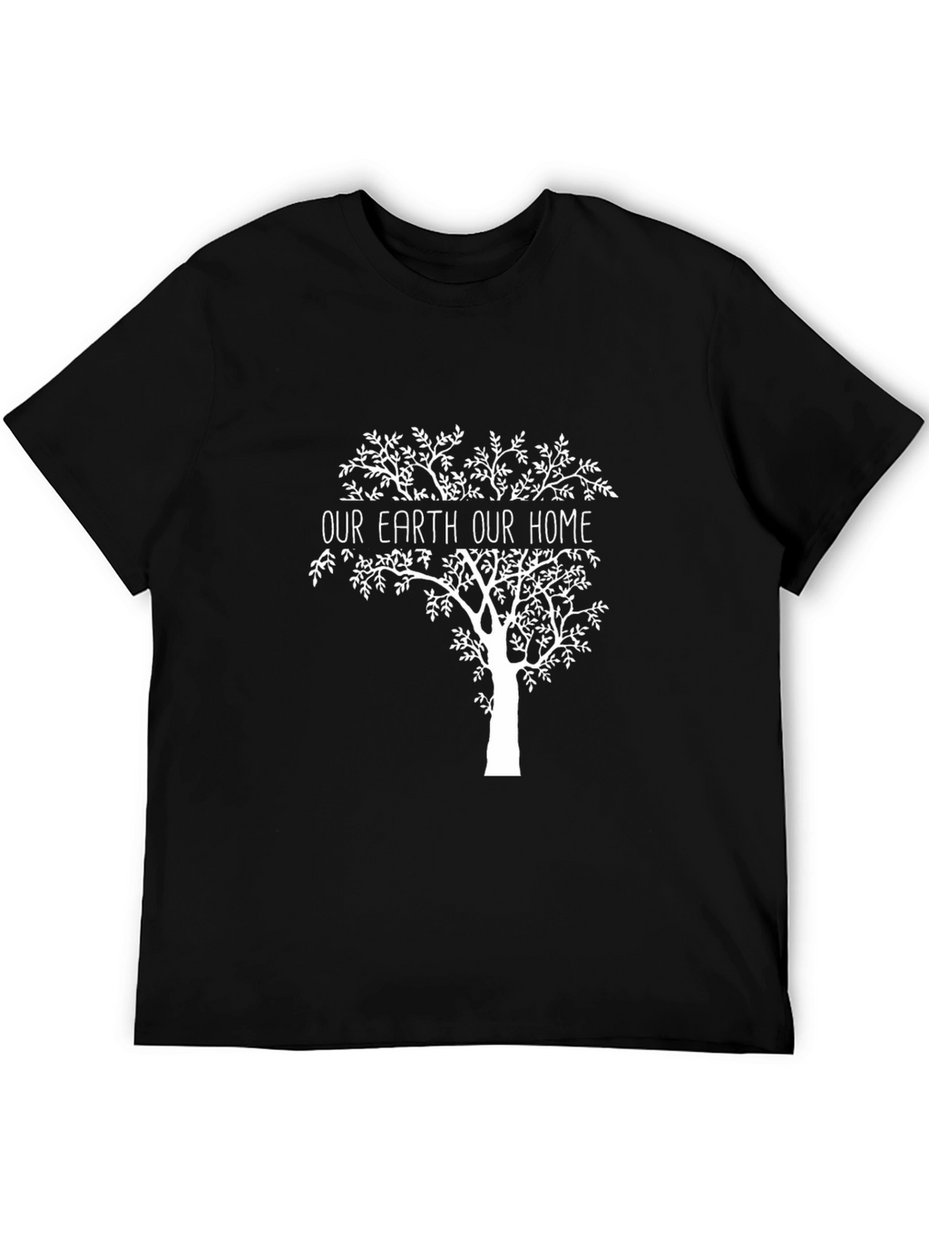Our Earth Our Home Tree Graphic T-Shirt
