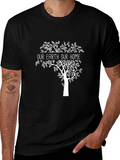 Our Earth Our Home Tree Graphic T-Shirt