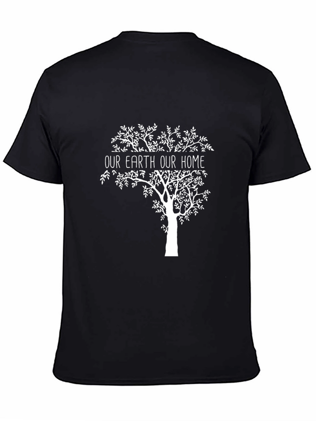 Our Earth Our Home Tree Graphic T-Shirt