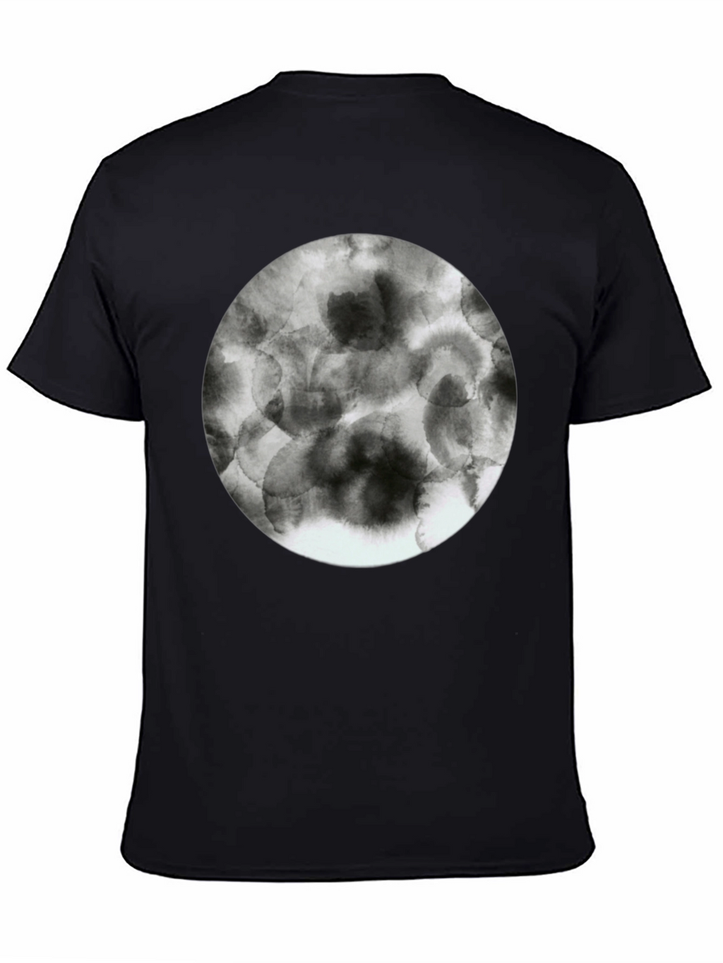Abstract Circle Graphic Tee - Modern Style