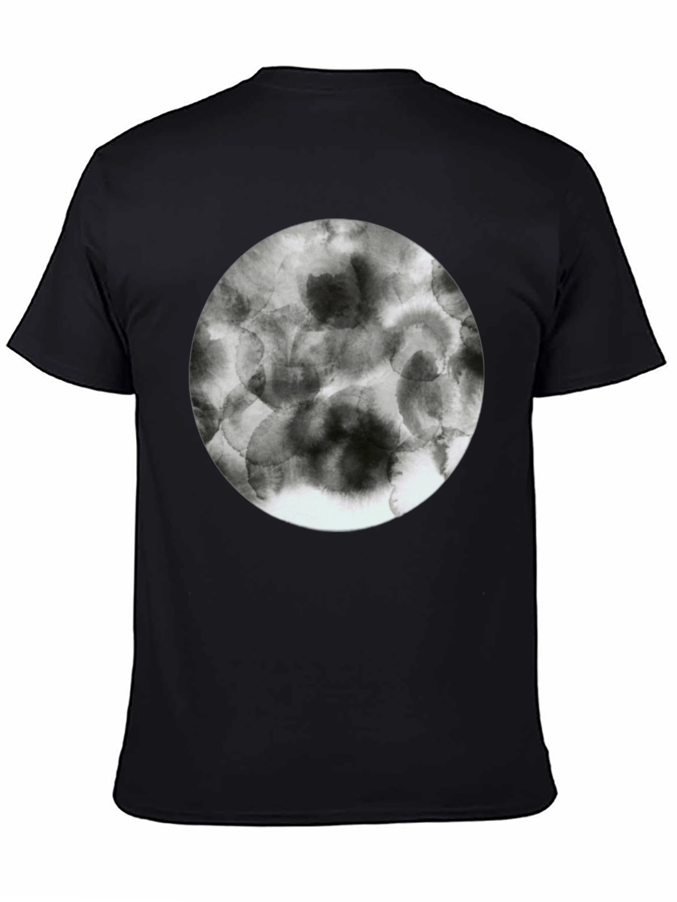 Abstract Circle Graphic Tee - Modern Style