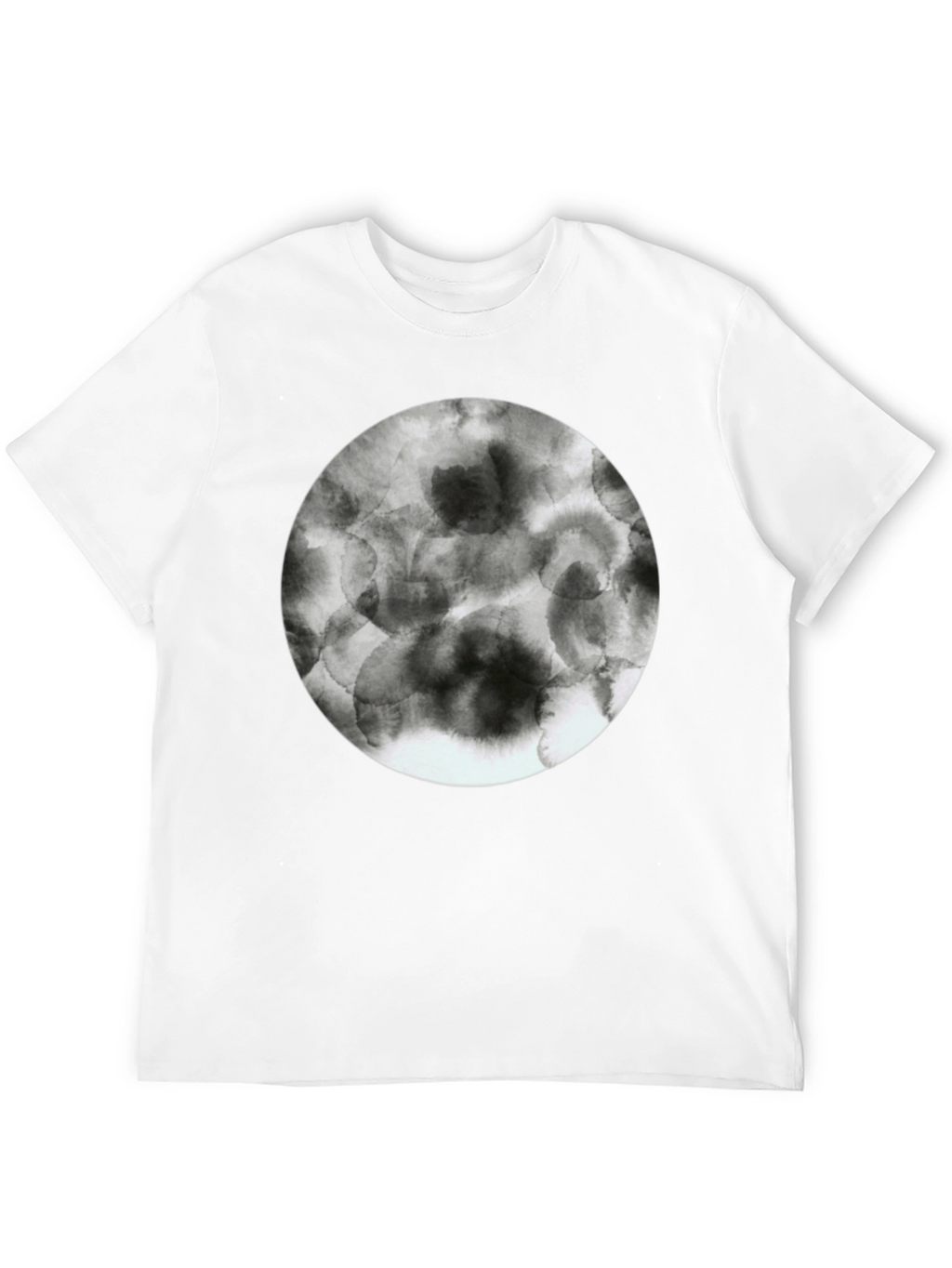 Abstract Circle Graphic Tee - Modern Style