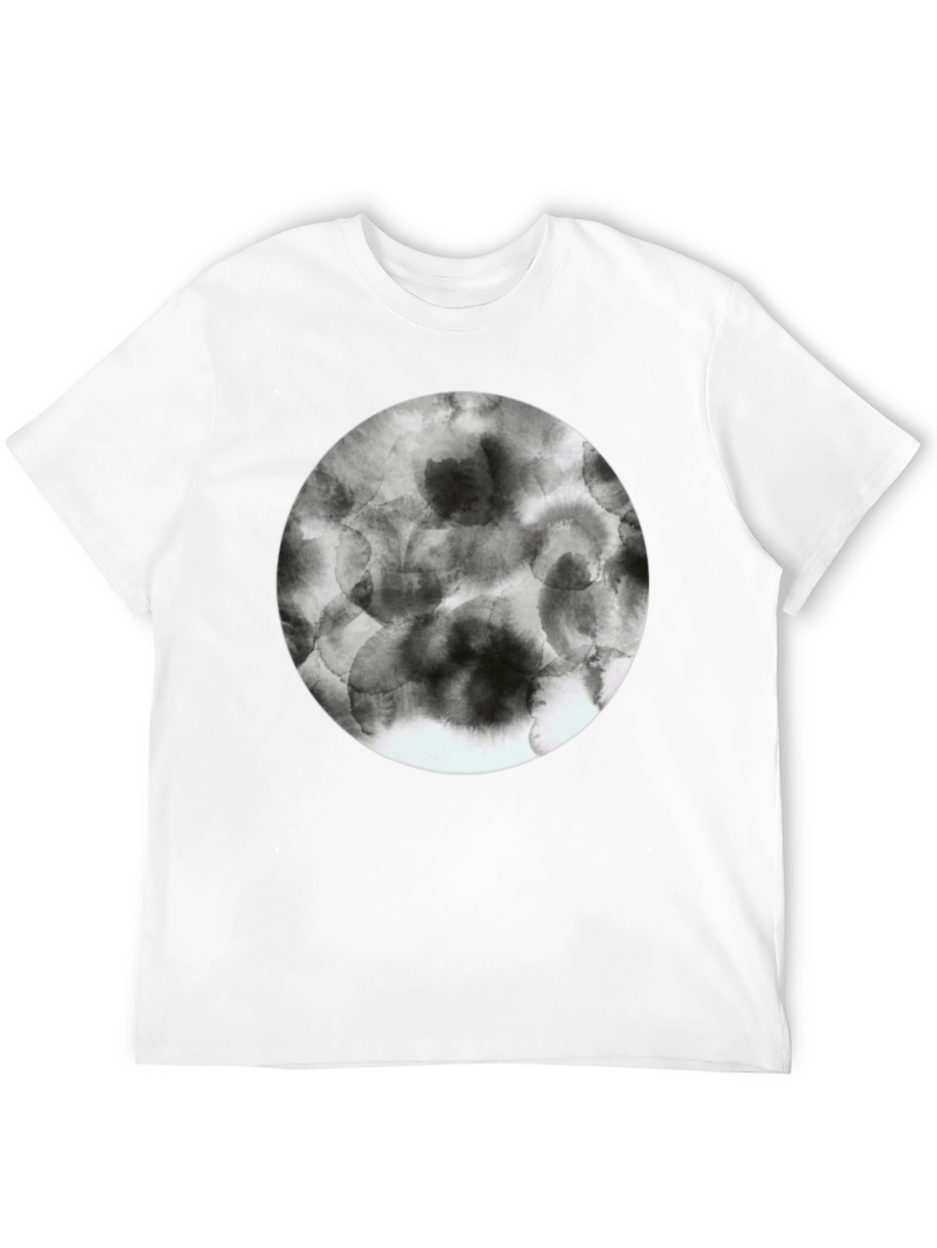 Abstract Circle Graphic Tee - Modern Style