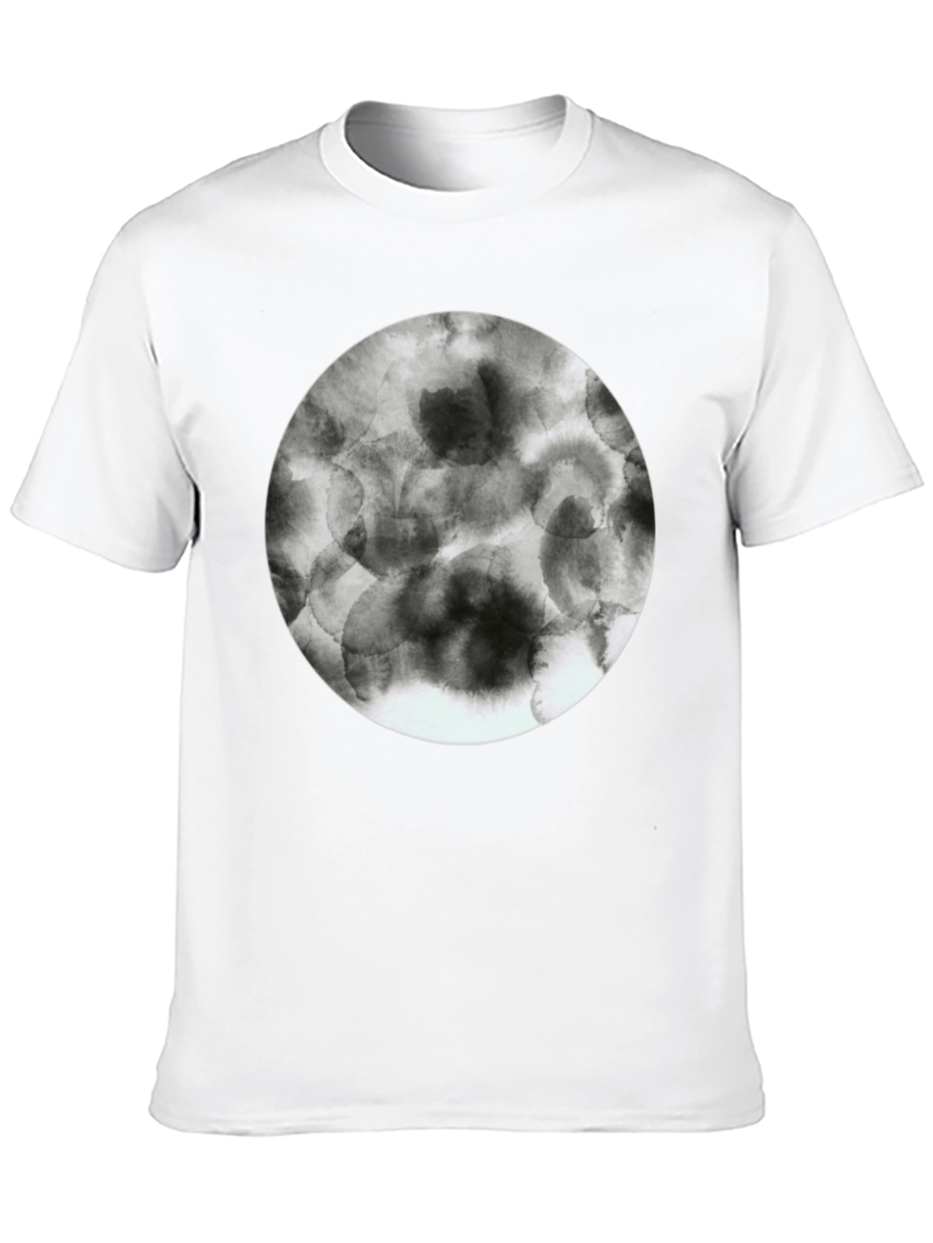 Abstract Circle Graphic Tee - Modern Style
