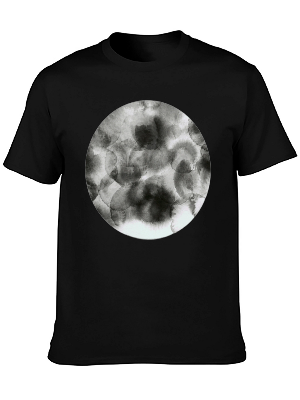 Abstract Circle Graphic Tee - Modern Style