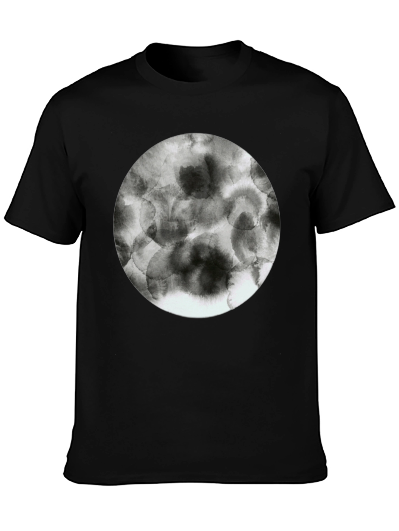 Abstract Circle Graphic Tee - Modern Style