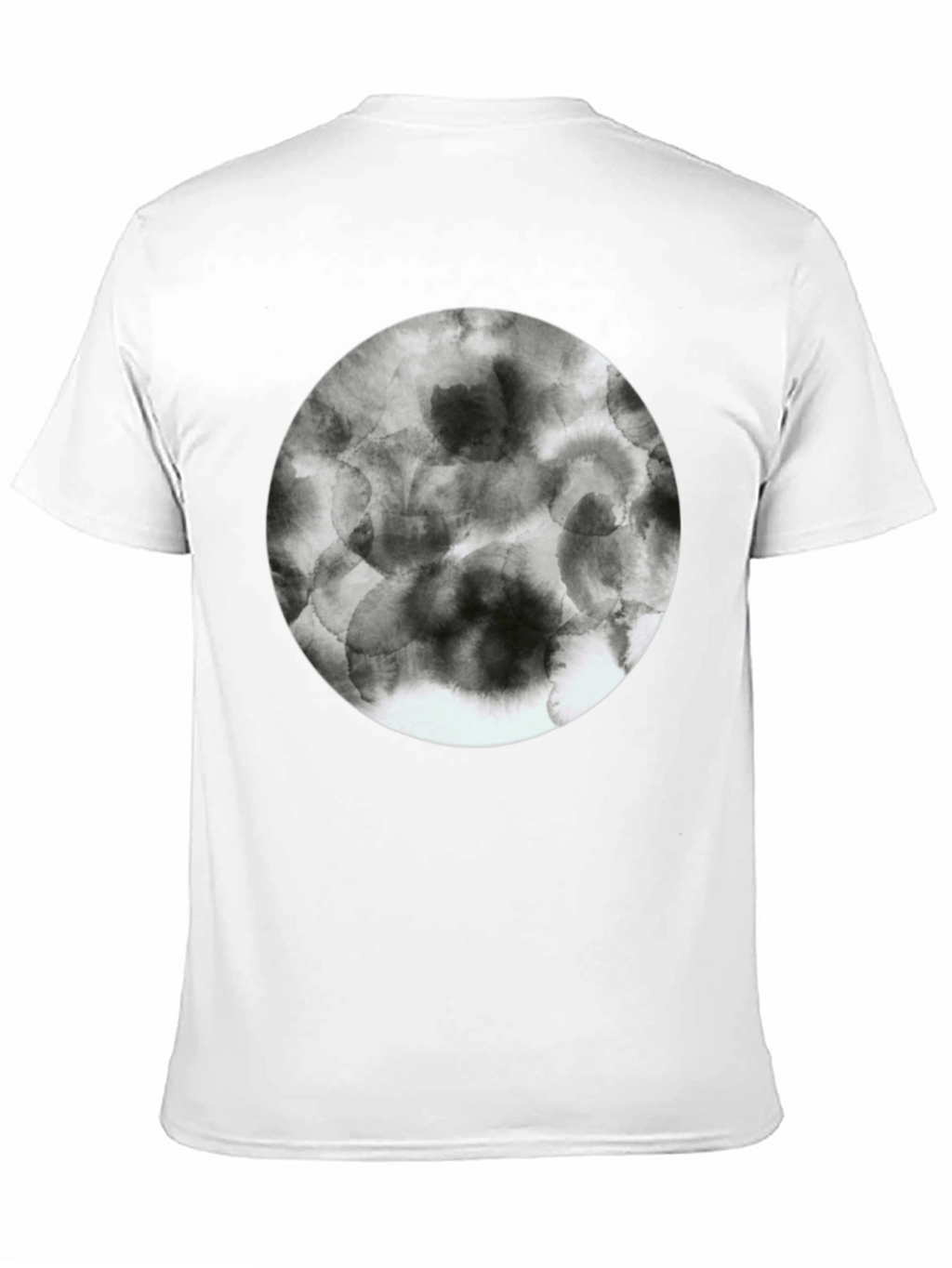 Abstract Circle Graphic Tee - Modern Style