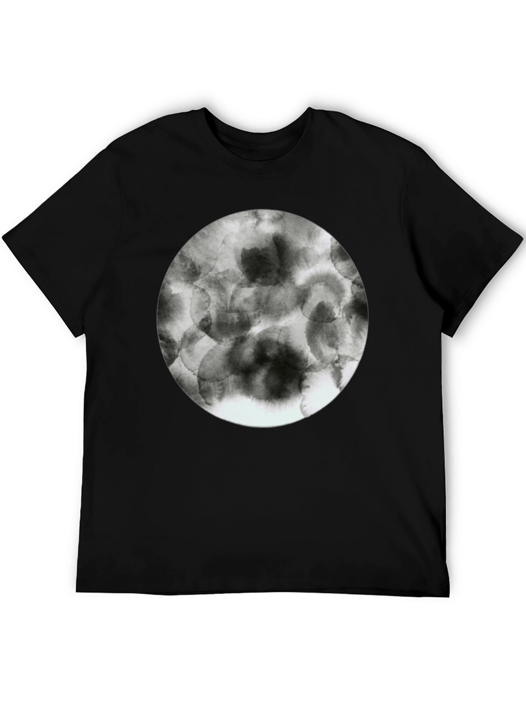 Abstract Circle Graphic Tee - Modern Style