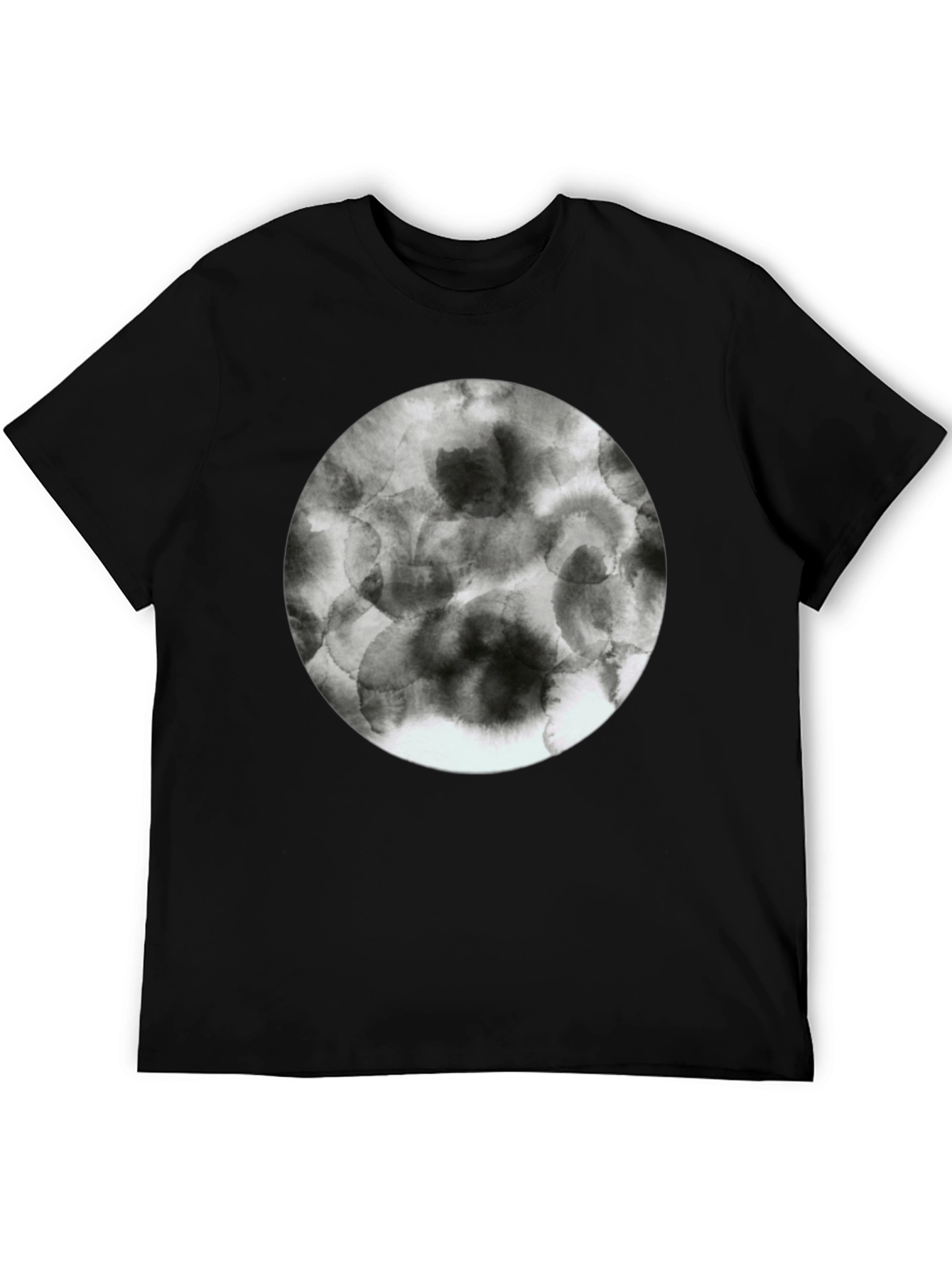 Abstract Circle Graphic Tee - Modern Style