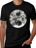 Abstract Circle Graphic Tee - Modern Style
