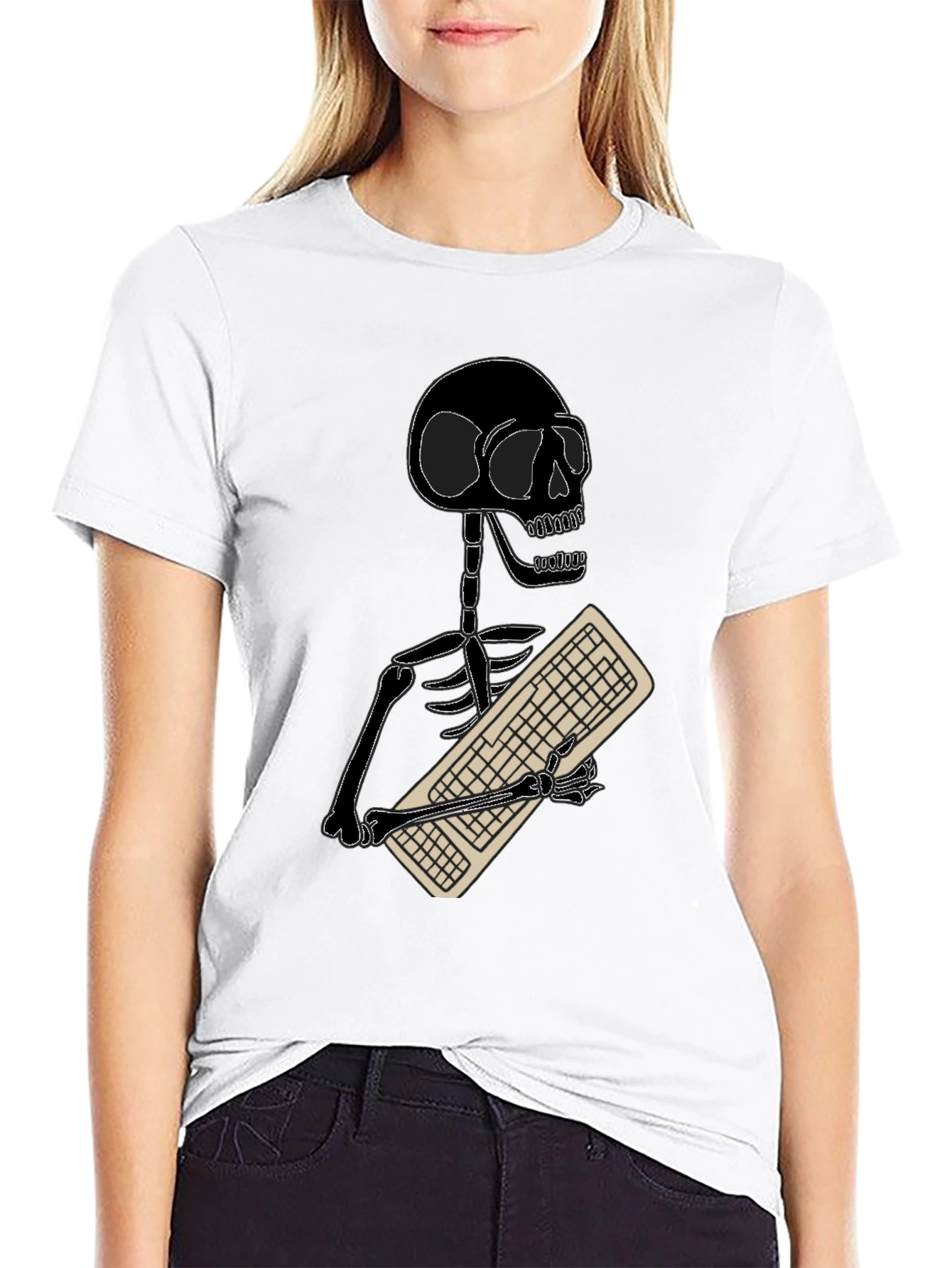 Programmer Skeleton T-Shirt - Funny Coder Tee