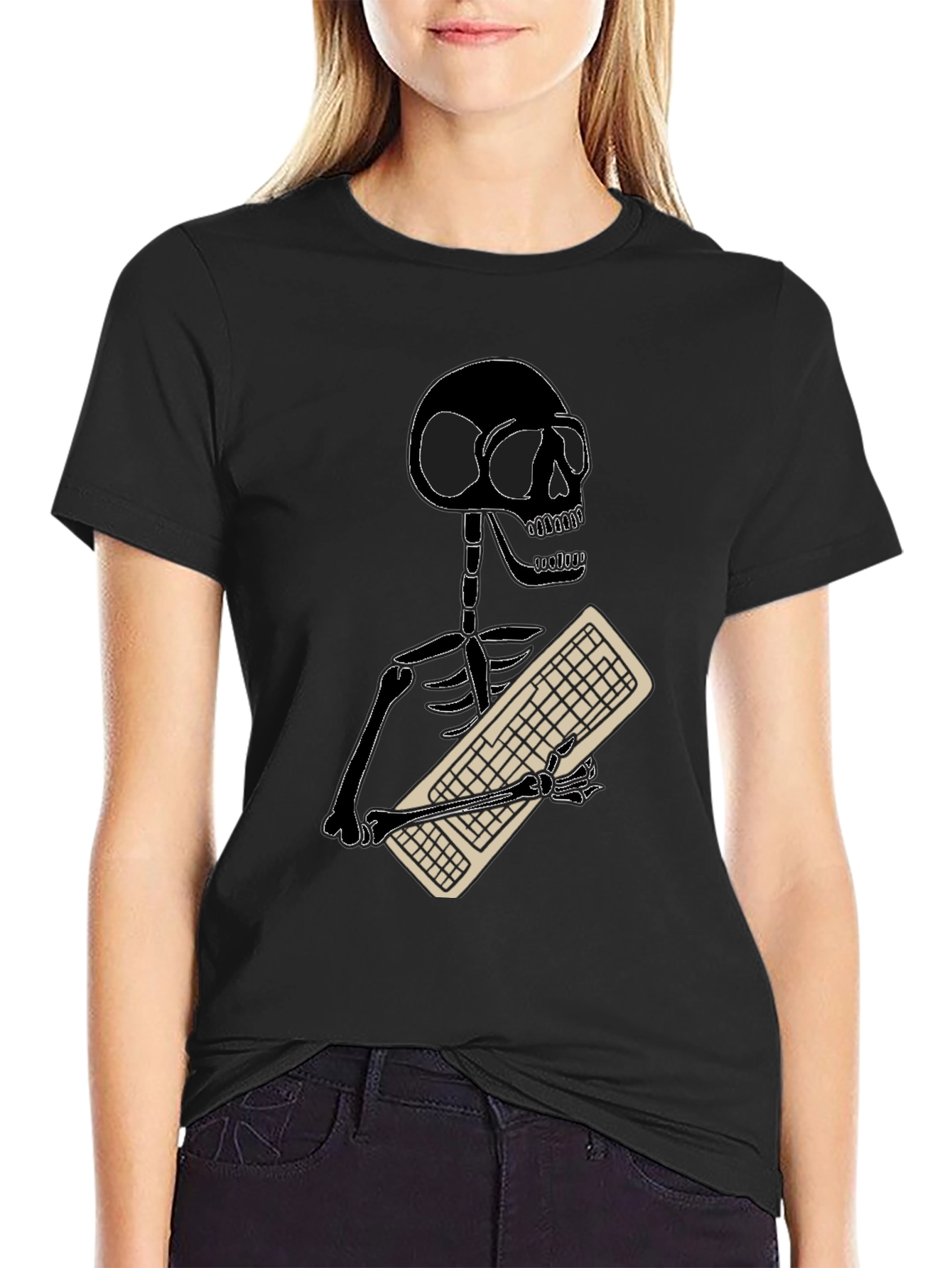 Programmer Skeleton T-Shirt - Funny Coder Tee