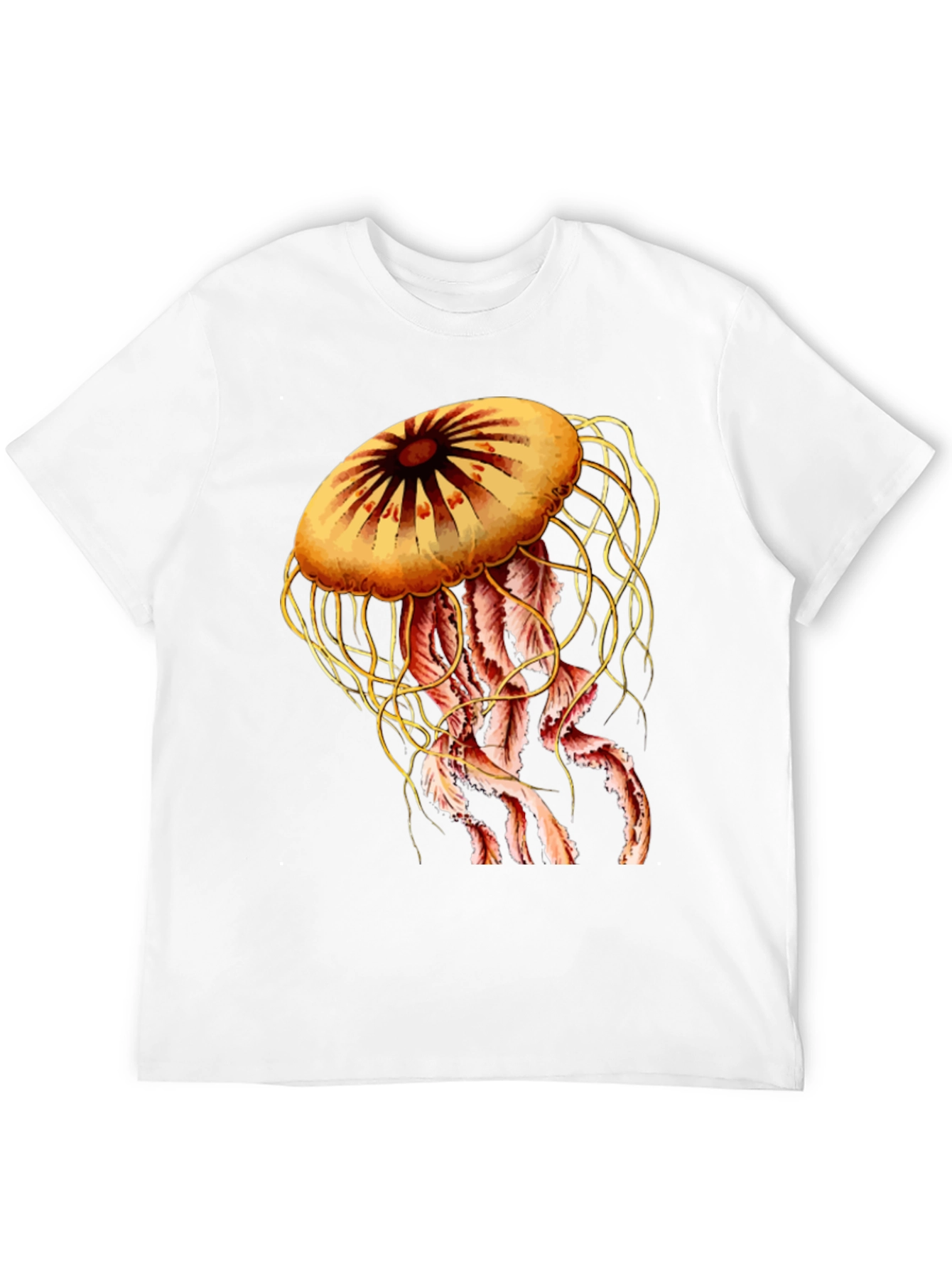 Jellyfish Graphic Print Tee - Unique Design