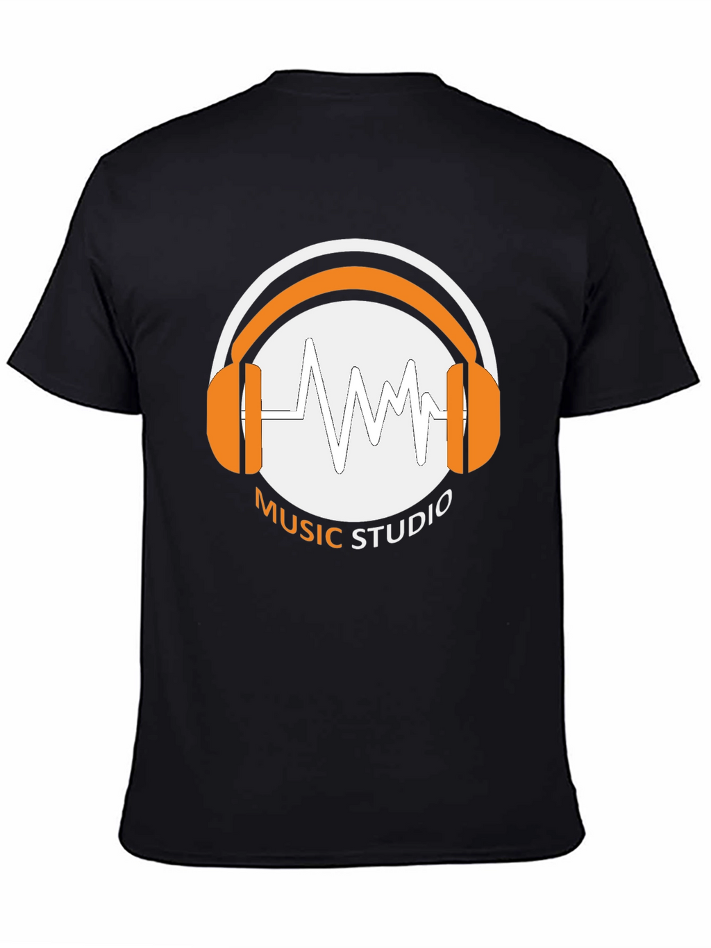 Music Studio T-Shirt - Black Graphic Tee
