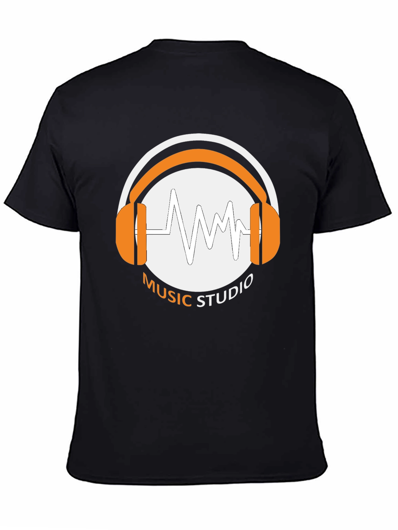 Music Studio T-Shirt - Black Graphic Tee