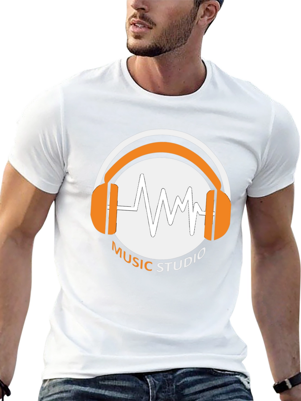 Music Studio T-Shirt - Black Graphic Tee
